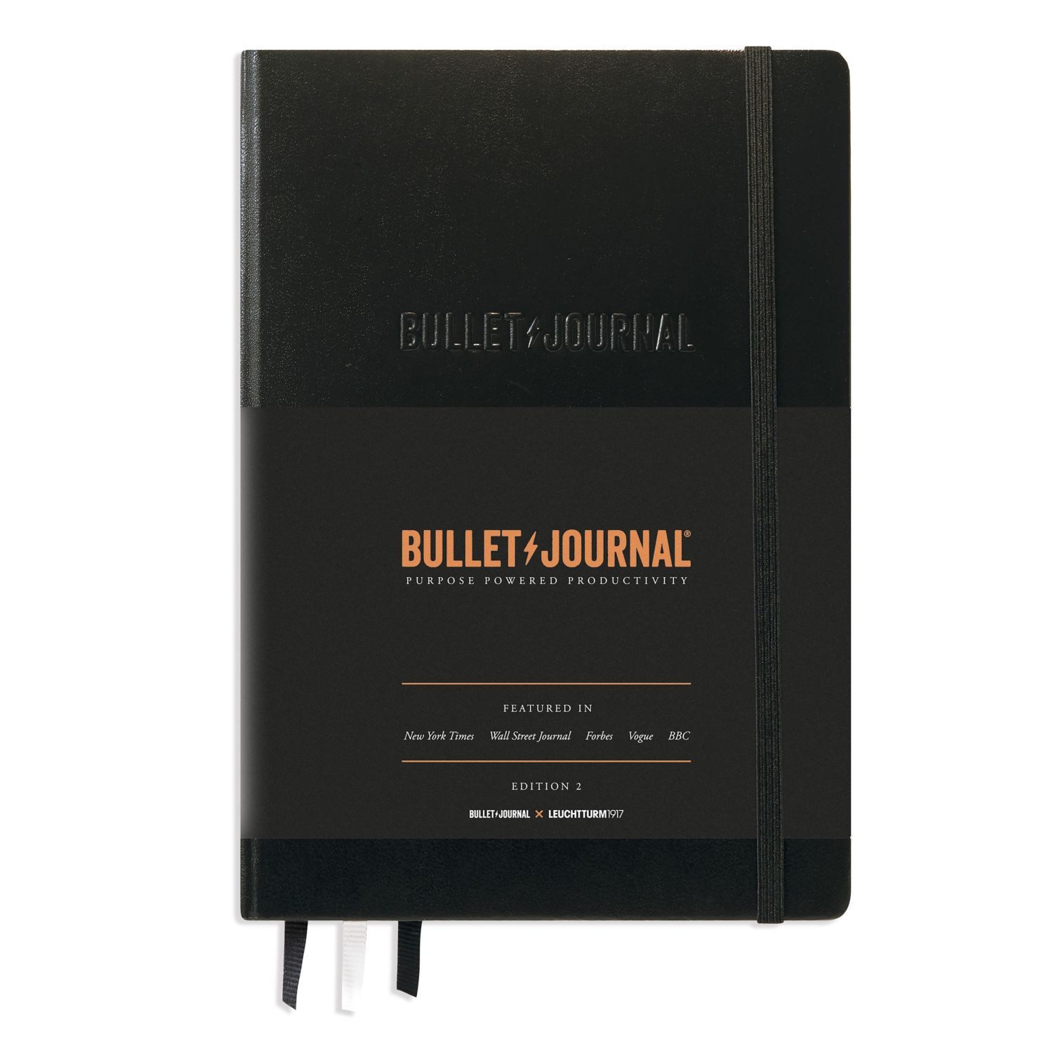 Leuchtturm1917 Notizbuch Bullet Journal Edition 2 Hardcover A5 Schwarz Dotted