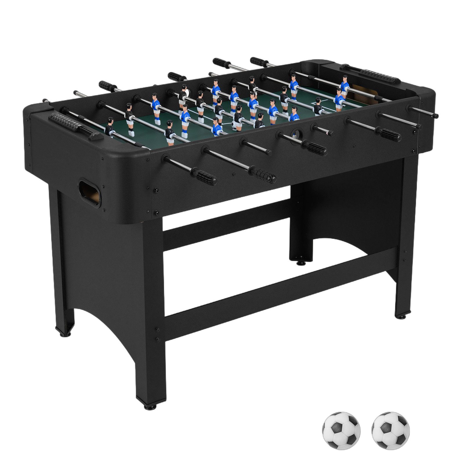 COSTWAY Kickertisch, 119cm Fußballtisch-Set für Kinder & Erwachsene