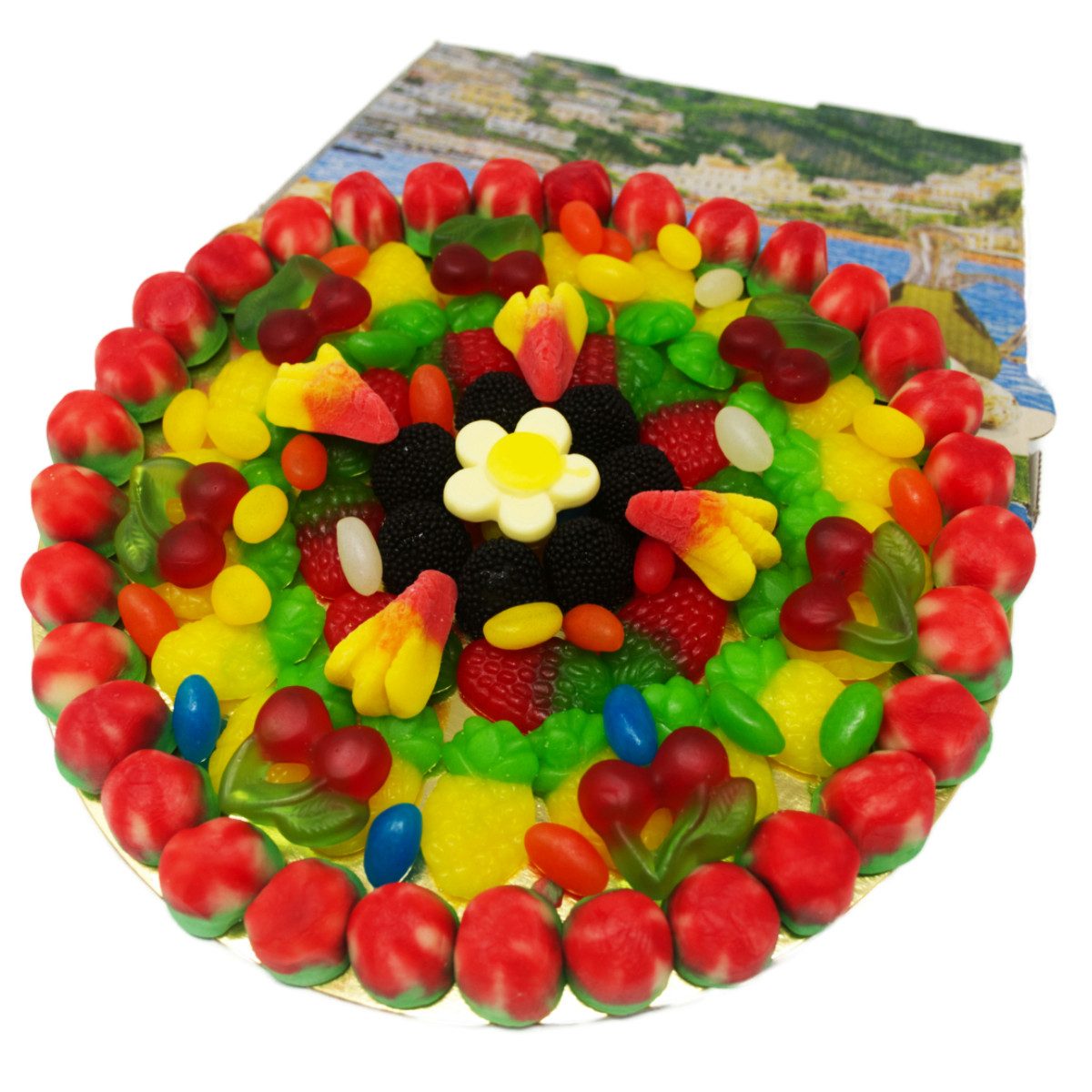 Fruchtgummi Bären & Co. Süßigkeit, Fruchtgummi freche Früchtchen Pizza mit süßem fruchtigem Obst 500g