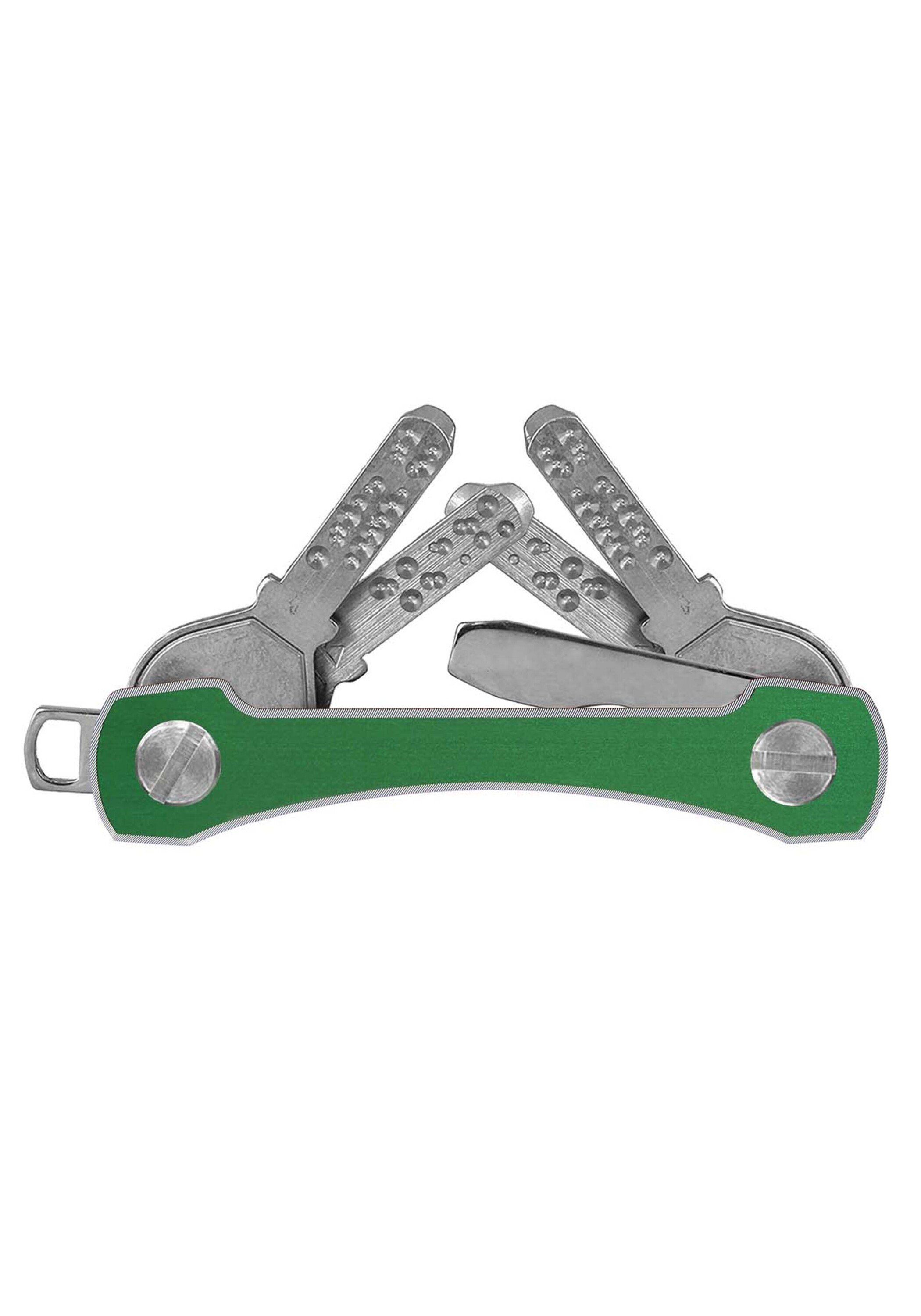 keycabins made frame SWISS Schlüsselanhänger Aluminium S2, grün