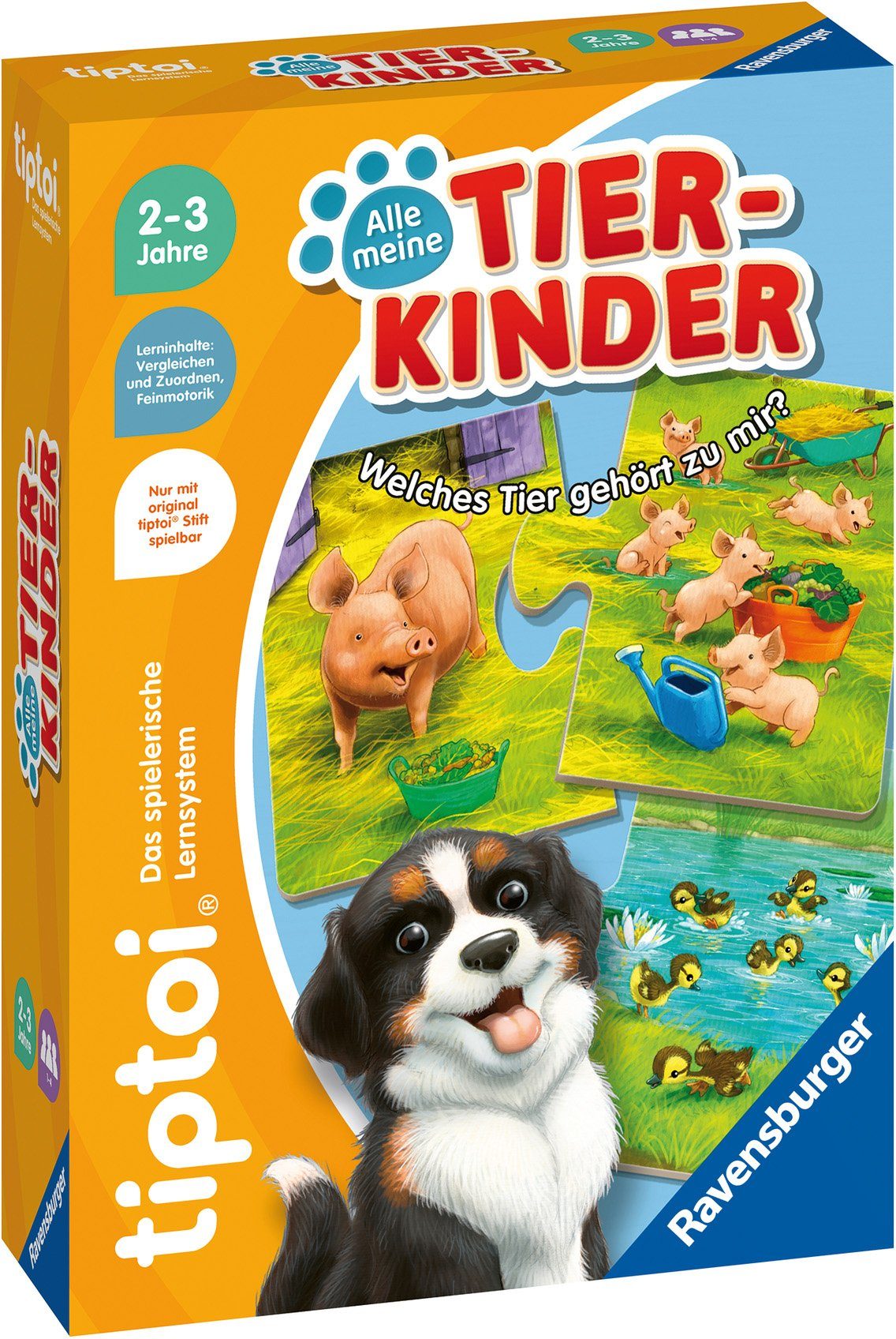 Ravensburger Puzzle tiptoi® Alle meine Tierkinder, günstig online kaufen