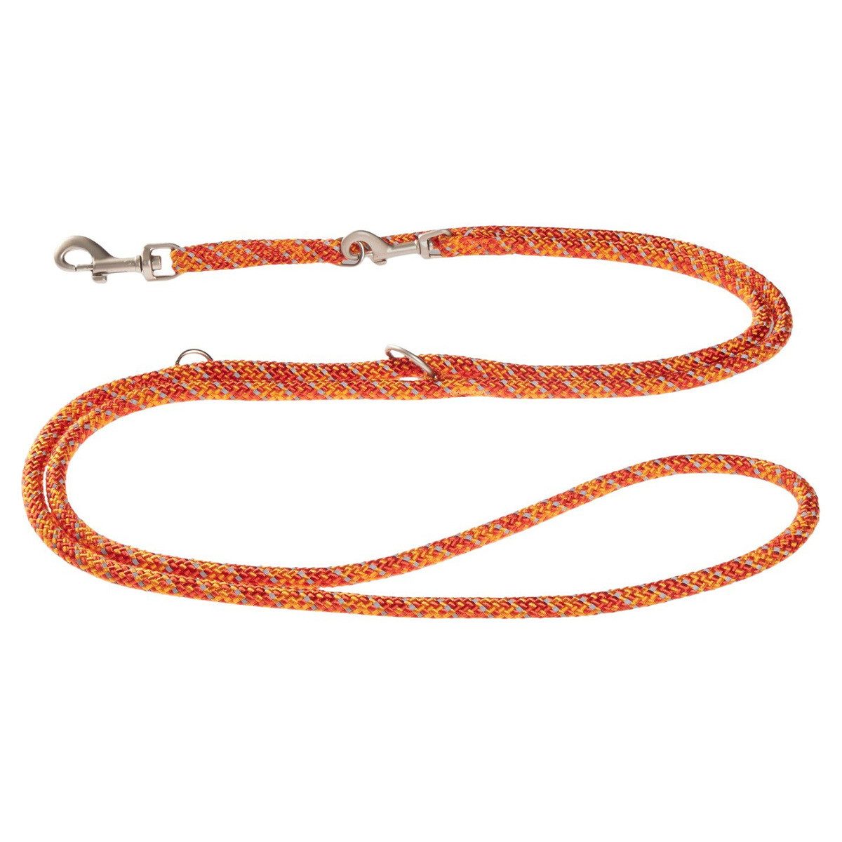 Wolters Hundeleine Führleine Everest reflektierend rot-orange/orange