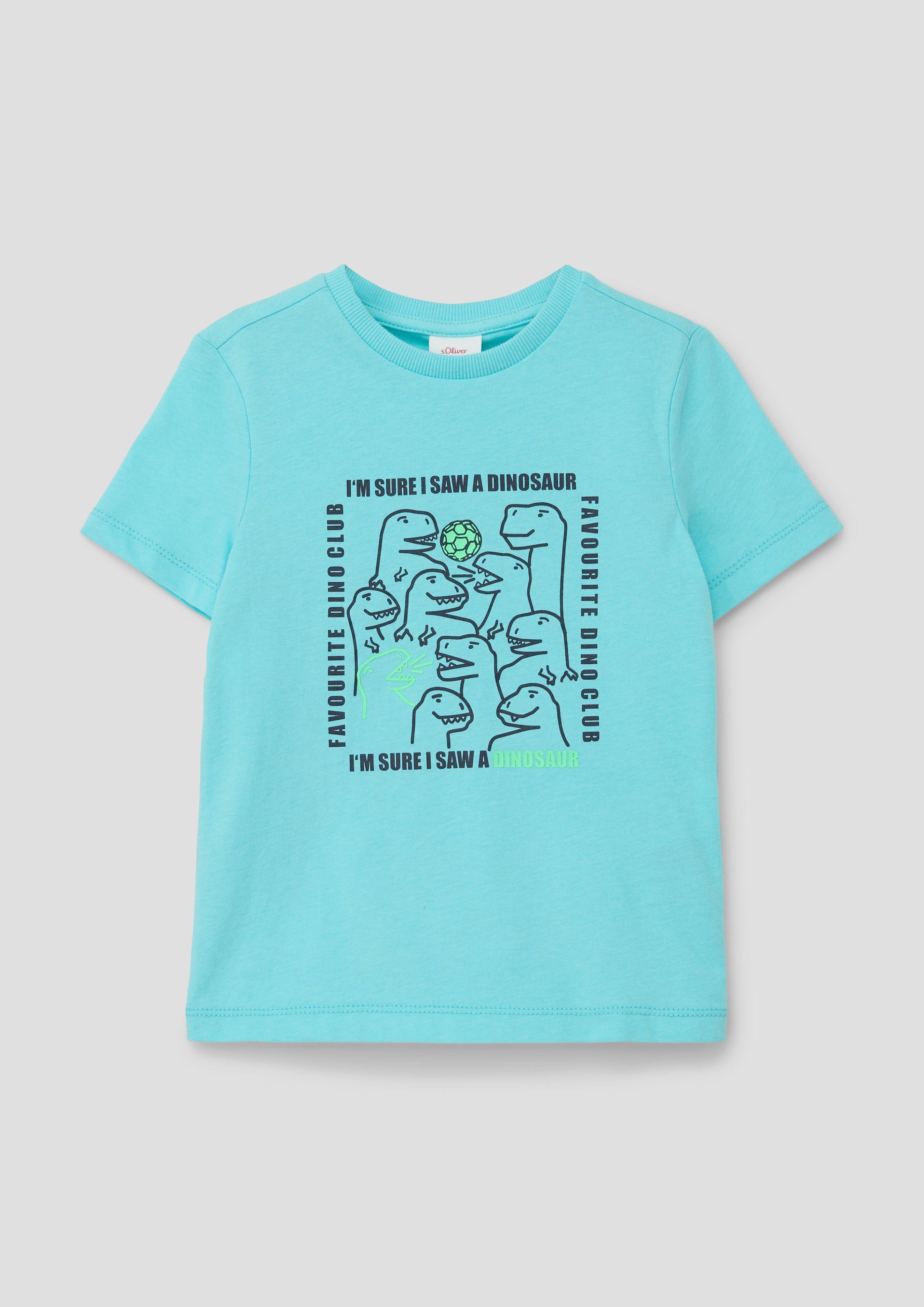 Langarmshirt T-Shirt mit Frontprint