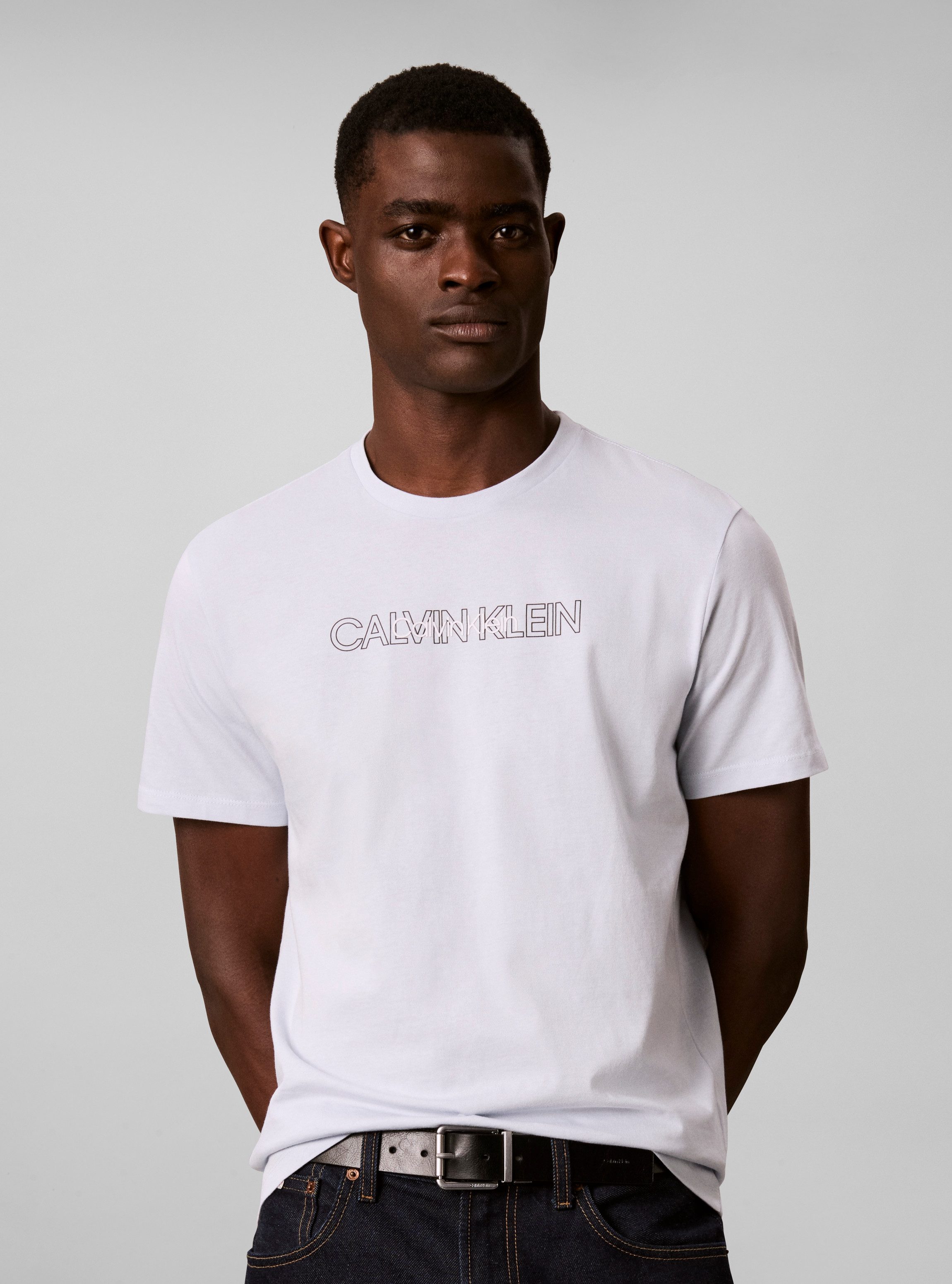 Calvin Klein T-Shirt REPEAT LOGO GRAPHI Regular fit mit Rundhalsausschnitt