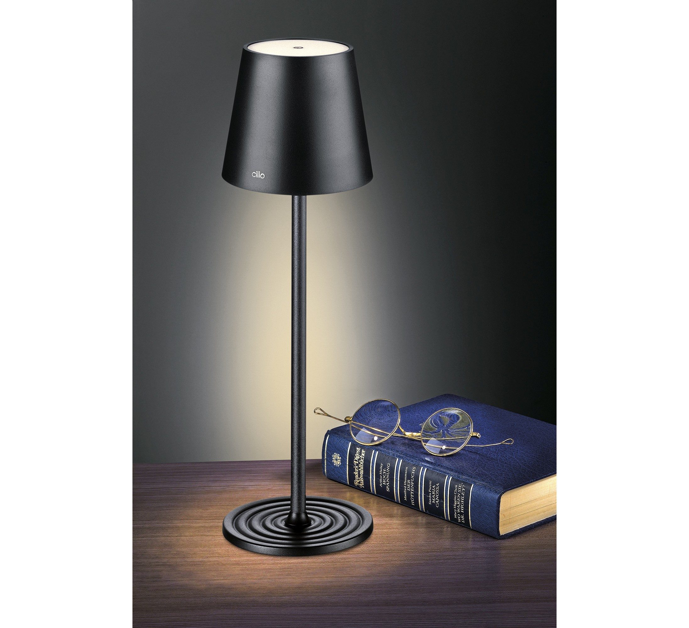 Cilio LED Tischleuchte LED Tischlampe Tischleuchte USB Lampe Akku Innen Außen cilio SOLE