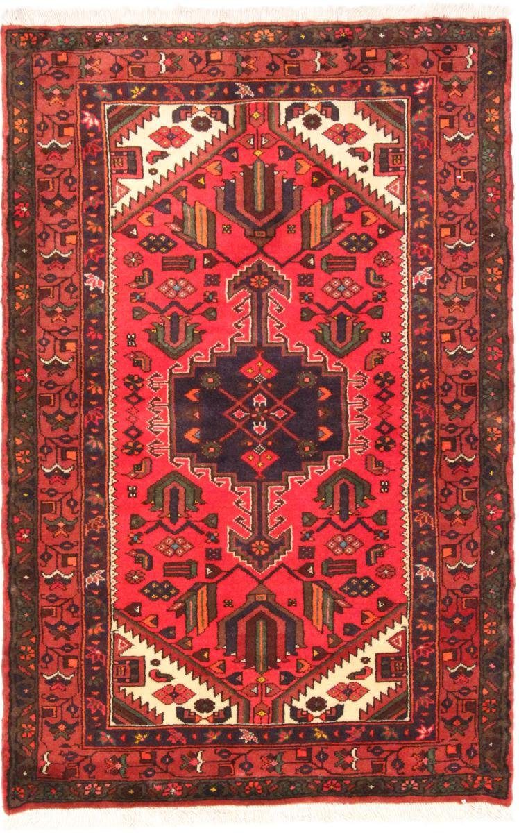Orientteppich Ghashghai Taleghan 101x153 Handgeknüpfter Orientteppich, Nain Trading, rechteckig, Höhe: 12 mm