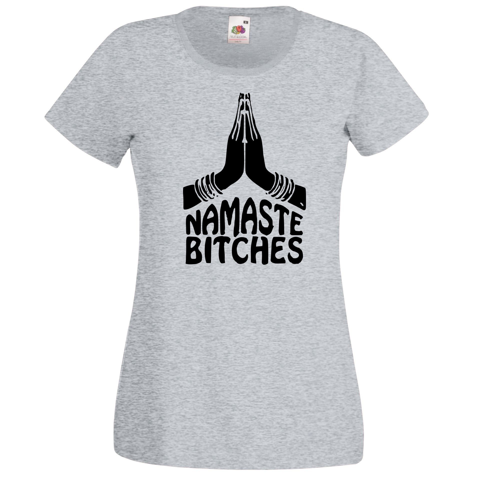 Youth Designz T-Shirt Namaste Hand Damen günstig online kaufen