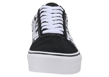 Vans Old Skool Platform Checkerboard Plateausneaker