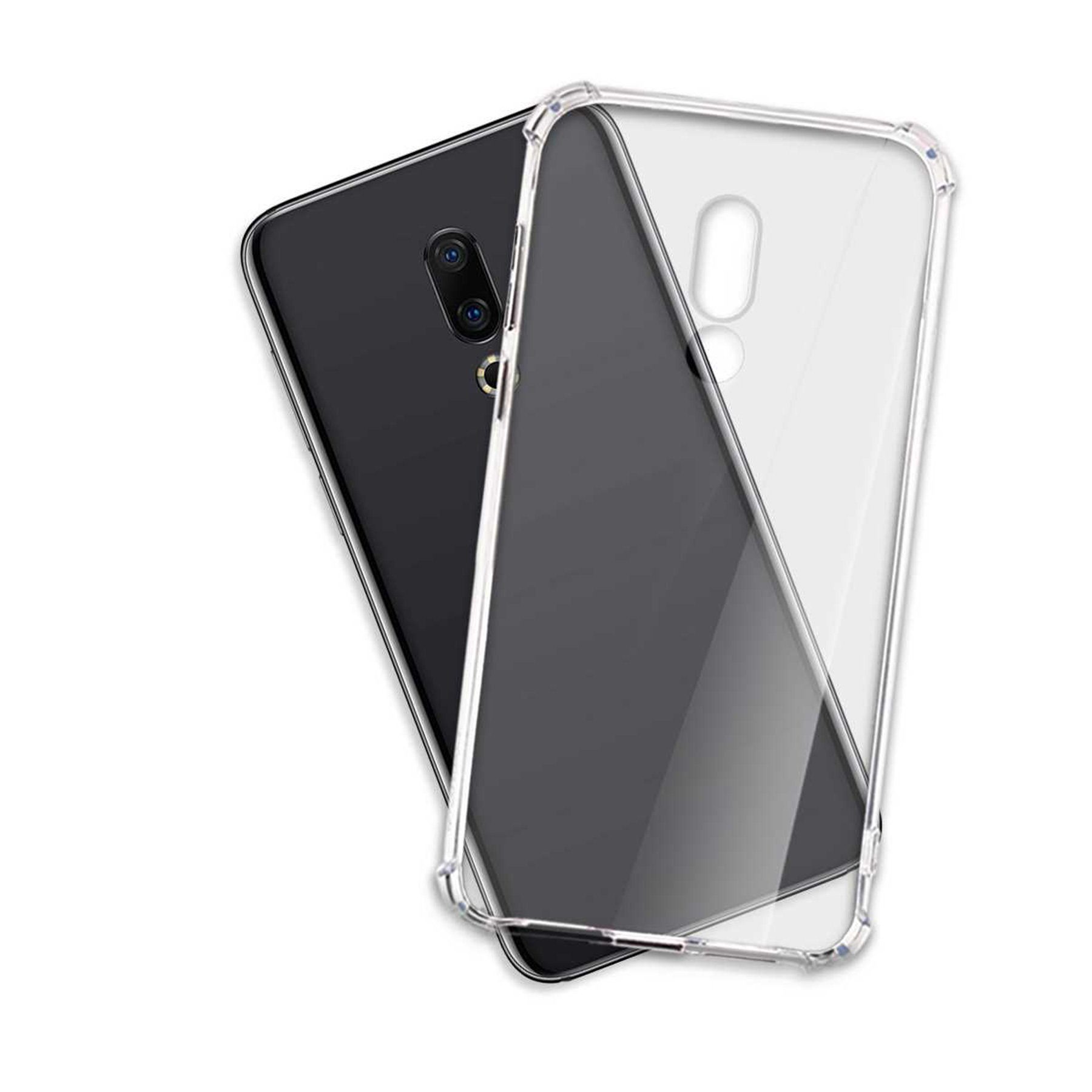 mtb more energy Smartphone-Hülle Clear Armor Case für Meizu 16 (M882Q), Transparente TPU Schutzhülle Case Backcover mit Anti-Shock Verstärkung