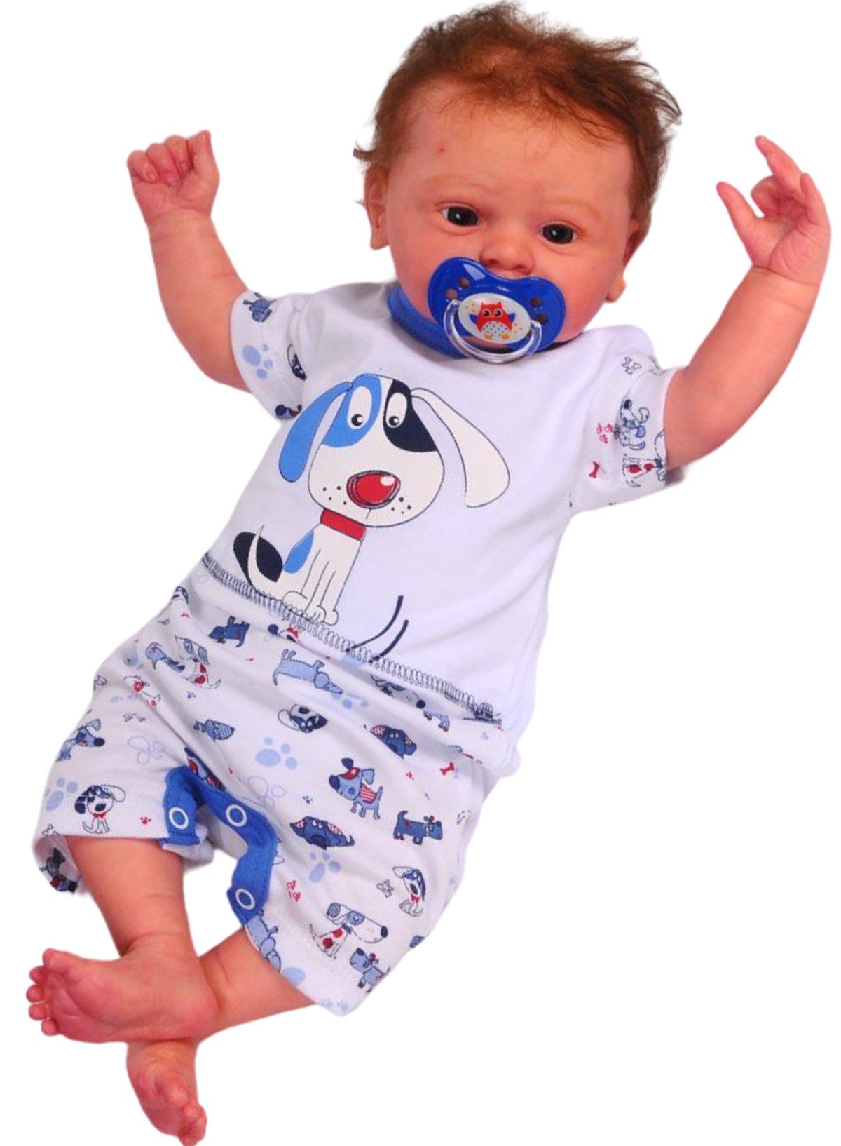 Spieler Spieler Baby Strampler Romper mit Hunden Muster