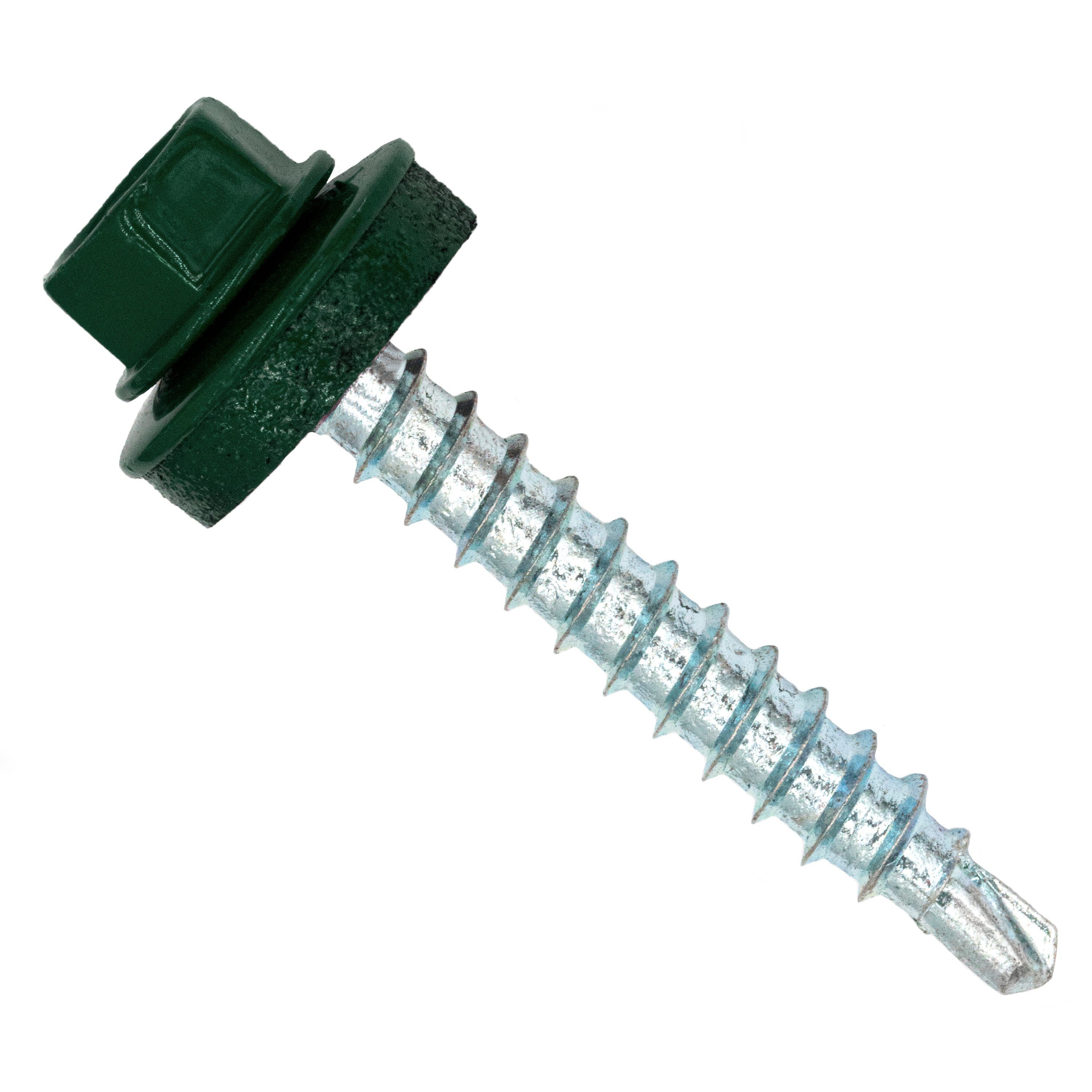 Blechschraube Color-Head Trapezblechschrauben mit EPDM-Unterlegscheibe 100 Stück