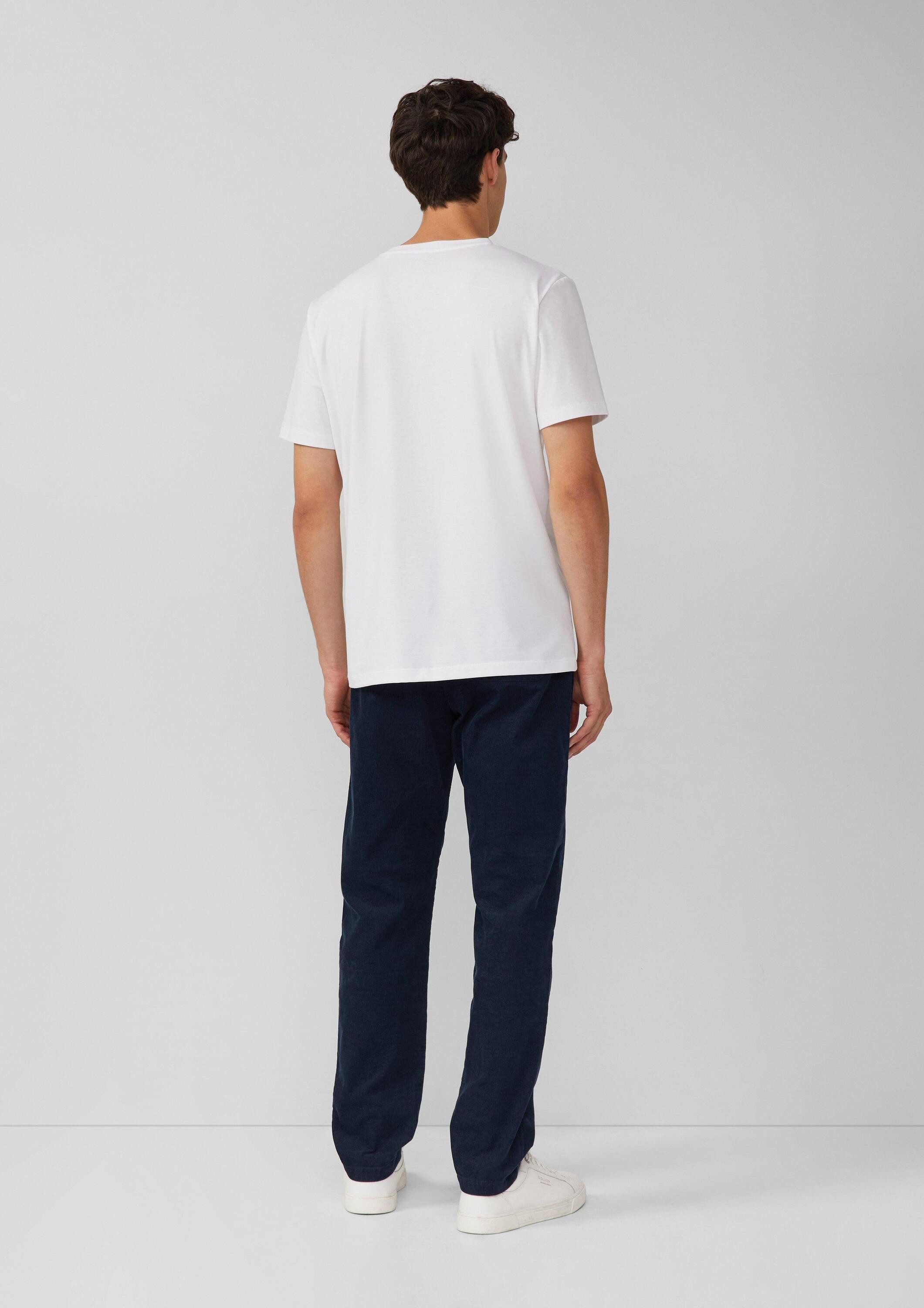 s.Oliver Chinos Hose DETROIT Detroit: Relaxed-Fit-Hose aus Cord mit Tunnelzug