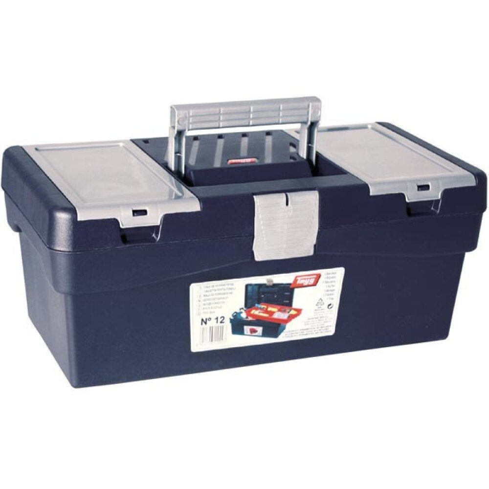 Sortimentskasten TAYG Werkzeugkasten mit Ablage, 400x217x166 mm, 14,4 L