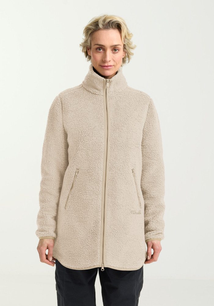 Jack Wolfskin Funktionsmantel HIGH CURL COAT W Fleecemantel, warm & winddicht