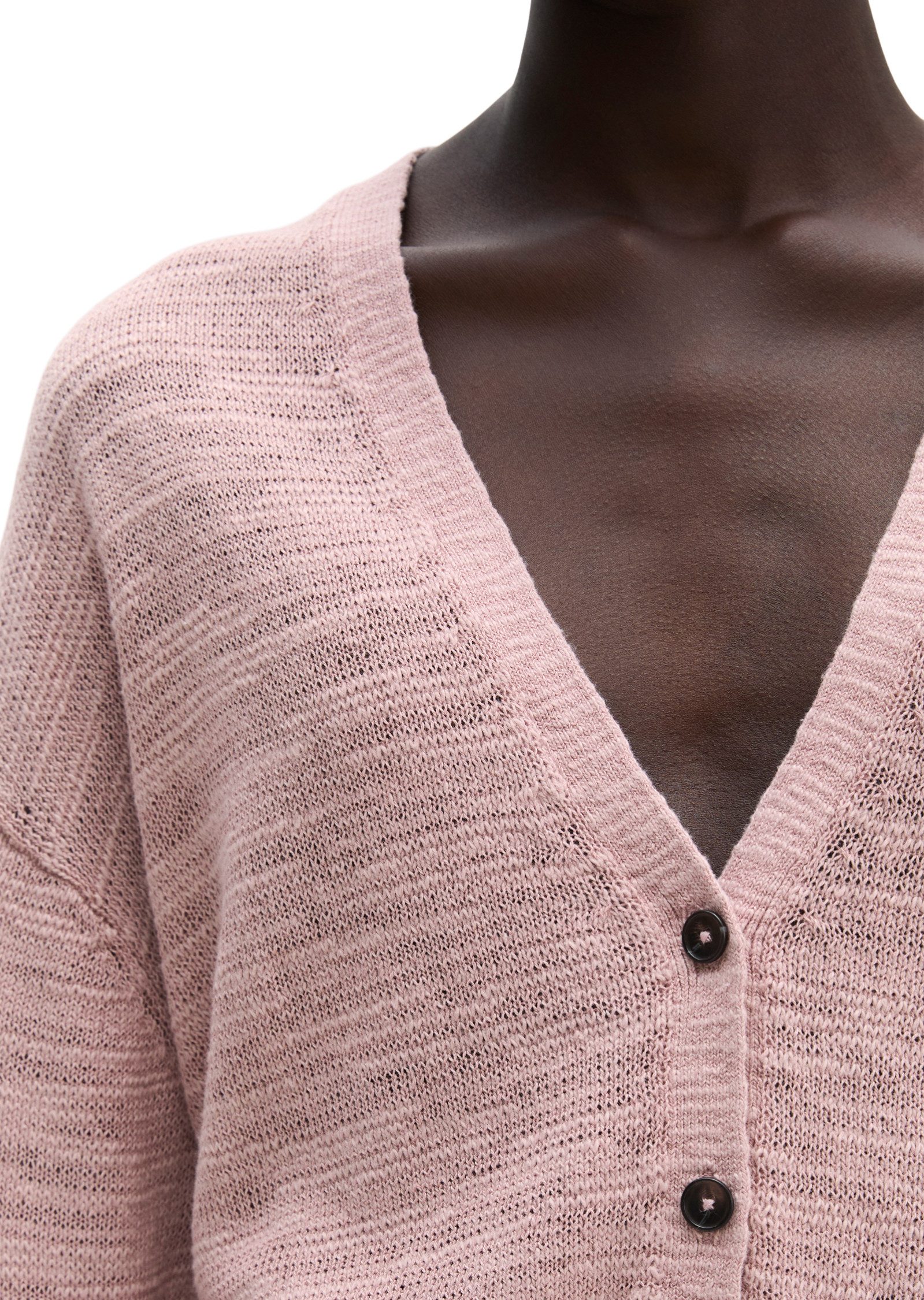 Marc O'Polo Cardigan aus Leinen-Baumwolle-Mix – Bild 4 von 5