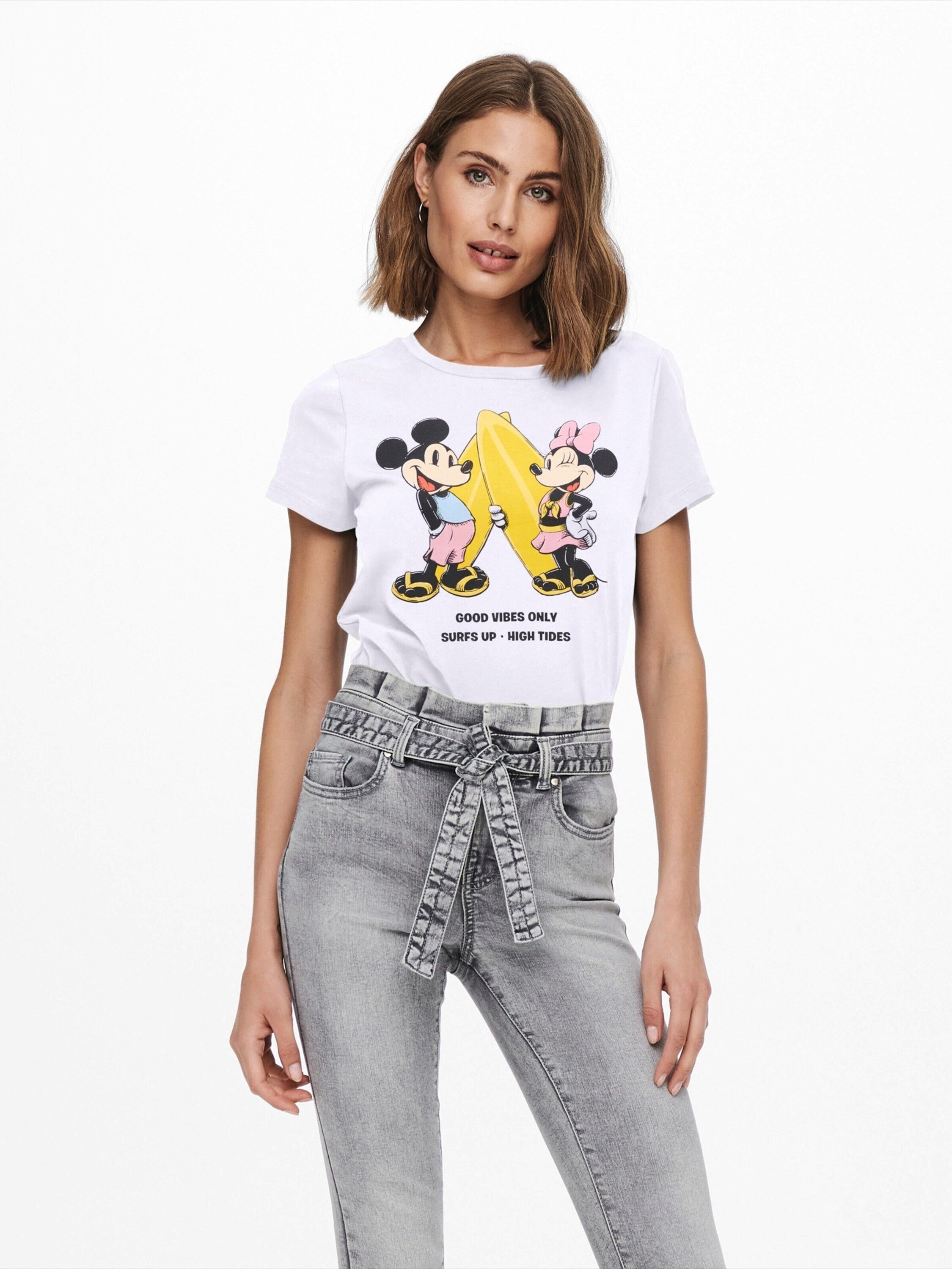ONLY T-Shirt ONLMICKEY MINNIE (1-tlg) Plain/ohne Details