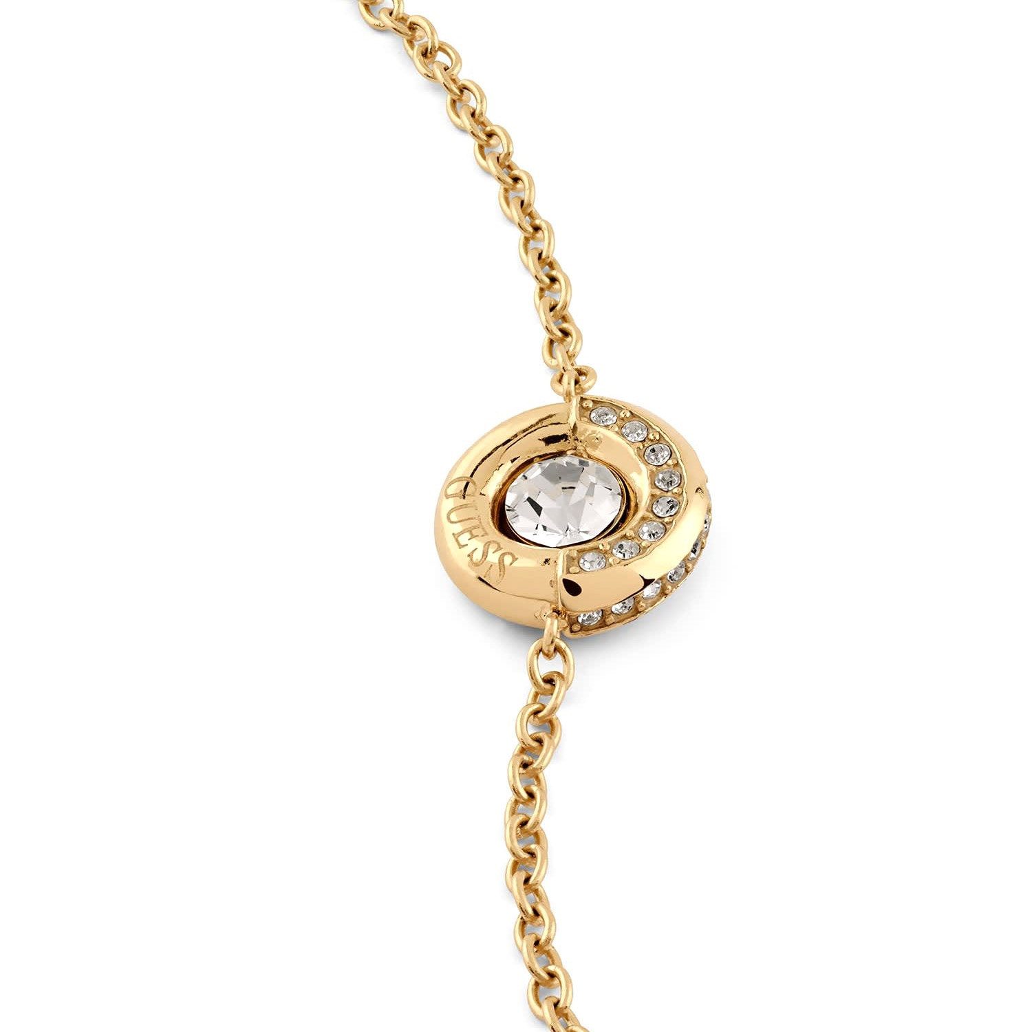 Guess Gliederarmband Damen-Coin Pave Goldfarben S günstig online kaufen