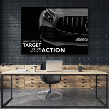 ArtMind Wandbild AMG - Action, Premium Wandbilder als Poster & gerahmte Leinwand in verschiedenen Größen, Wall Art, Bild, Canva