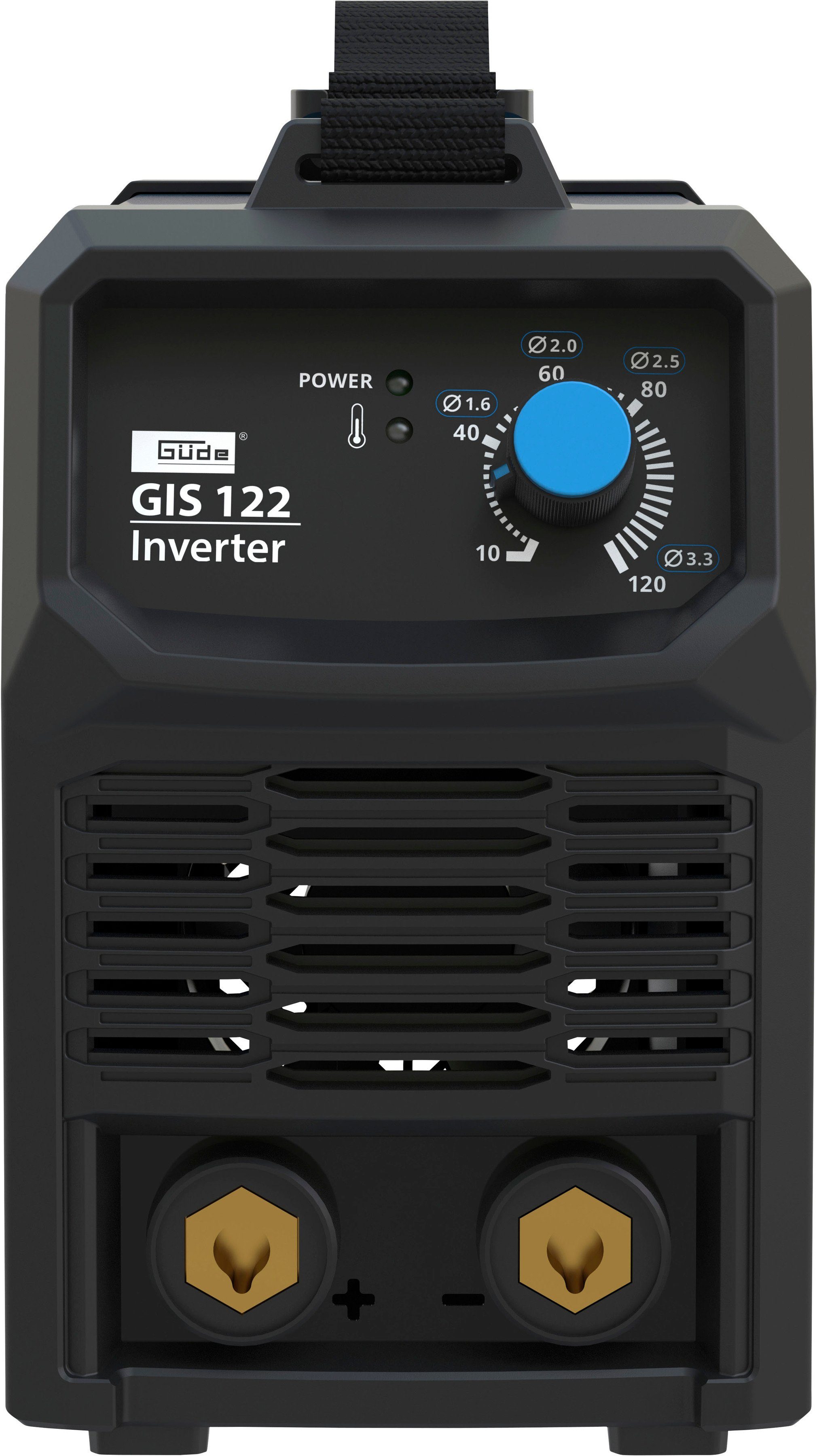 Güde Inverterschweißgerät »20 - 120 A«, 10 - 120 A, Komplett-Set, 5-tlg.