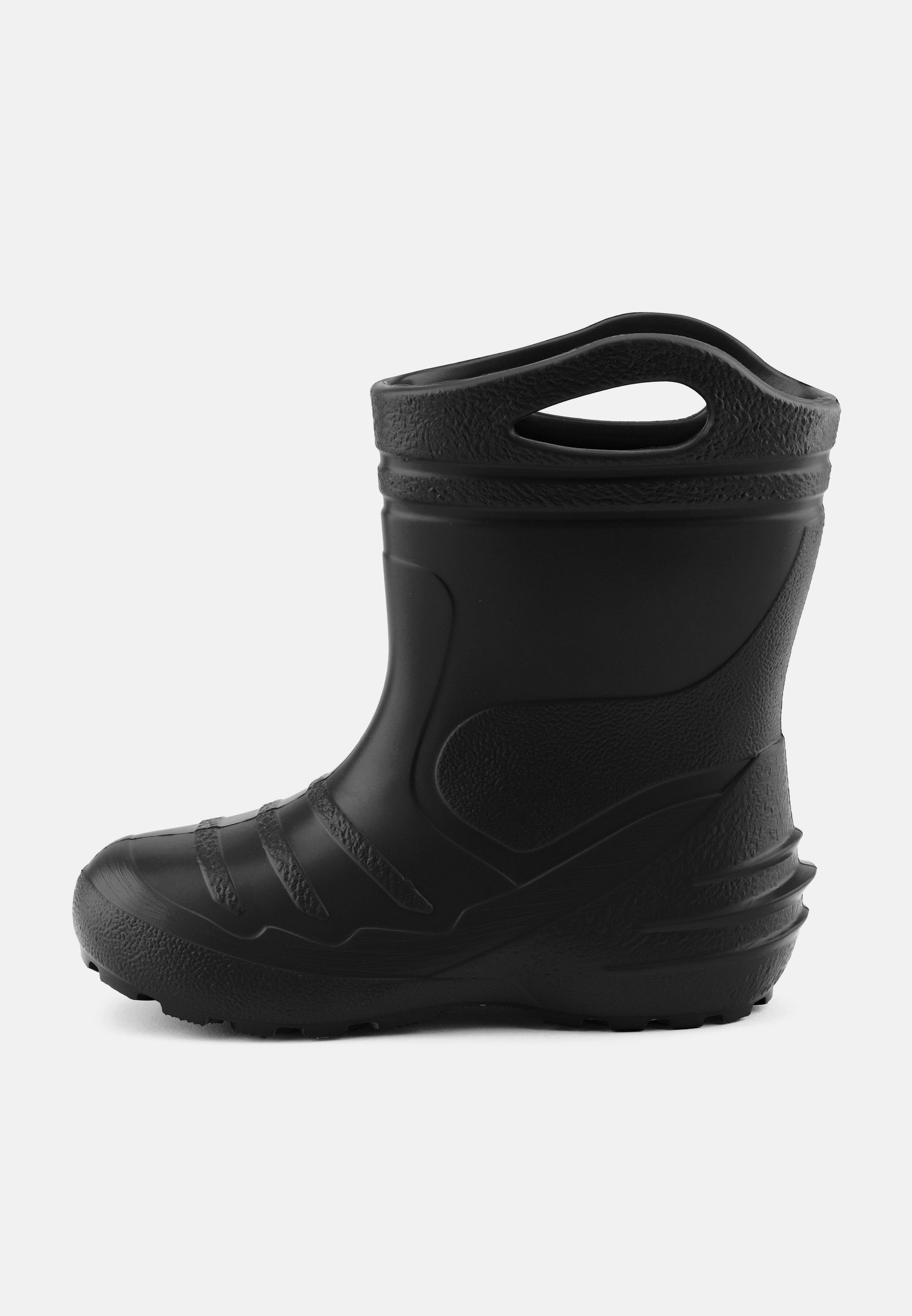 Schwarz Ladeheid Thermo federleichte EVA Kinder gefüttert Gummistiefel KL051 Gummistiefel