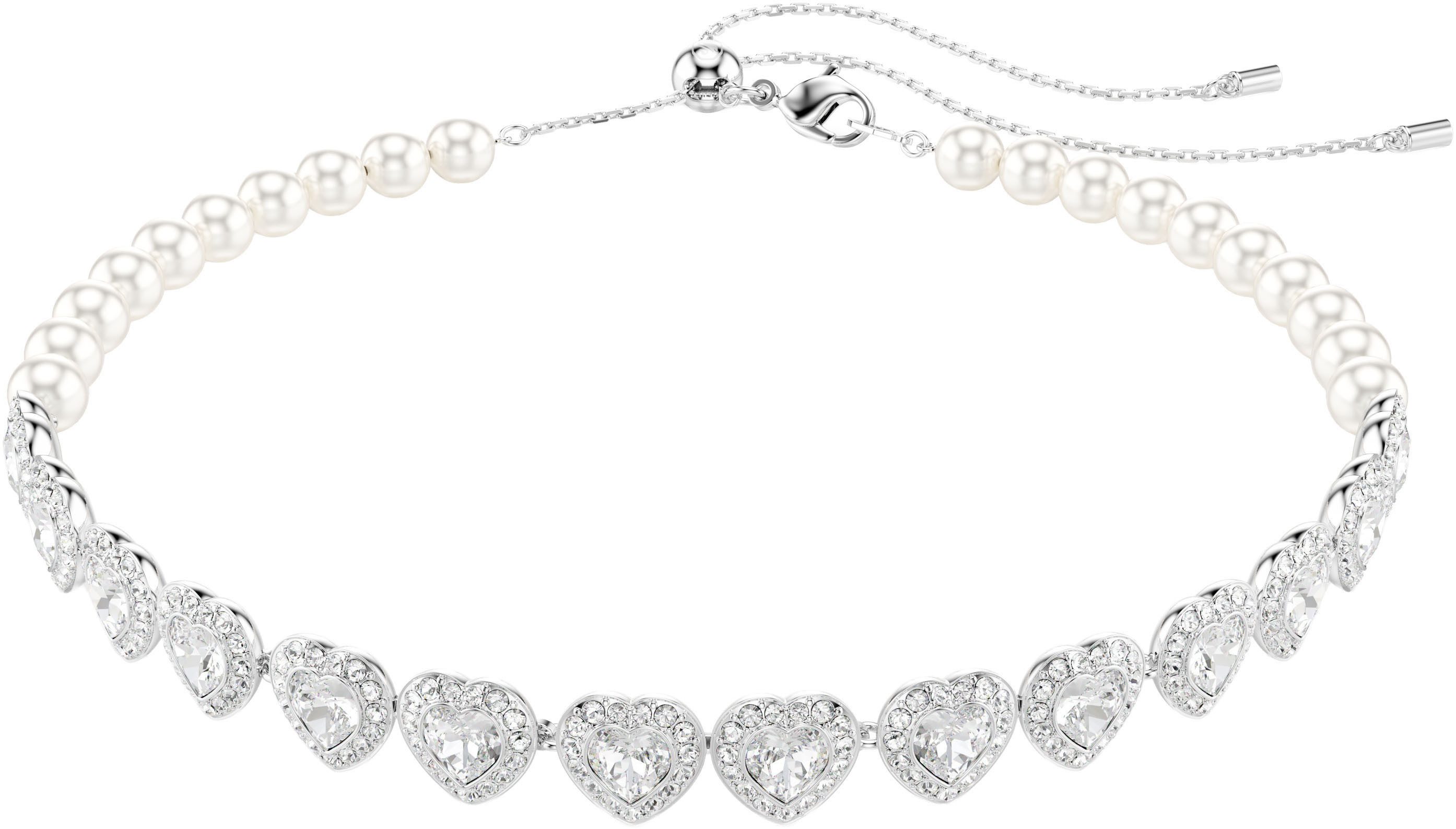 Swarovski Choker Schmuck Geschenk Ariana Grande Tennis Halskette Herz, mit günstig online kaufen