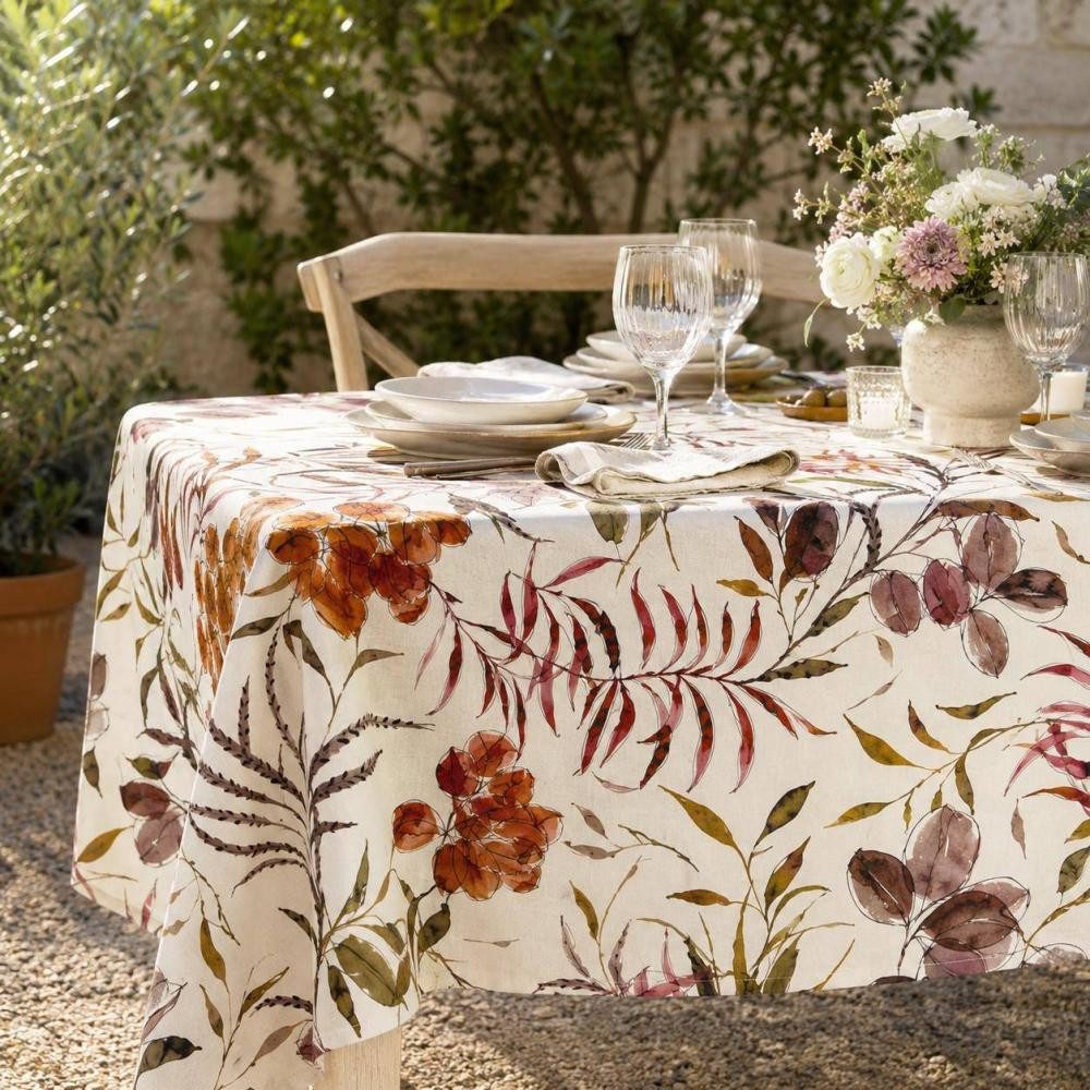 sander table + home Mitteldecke Tischdecke SKANE mit floralem Design - 150 x 250 cm
