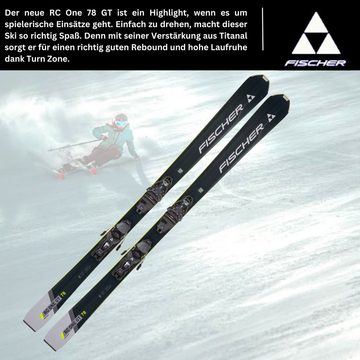 Fischer Sports Ski, Fischer Ski RC4 One 78 GT TPR 2024 + Bindung RSW10 Z3-10 Powerrail