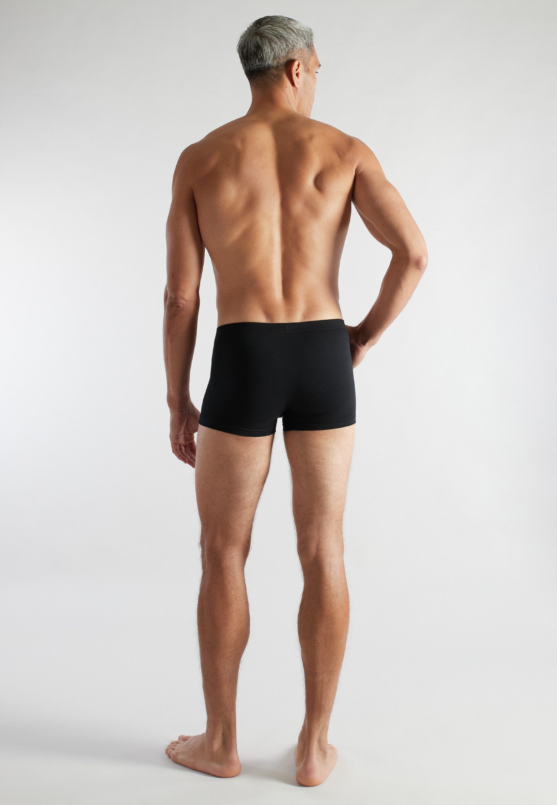 CECEBA Boxershorts CECEBA Herren Pants schwarz uni 10er Pack (10-St)