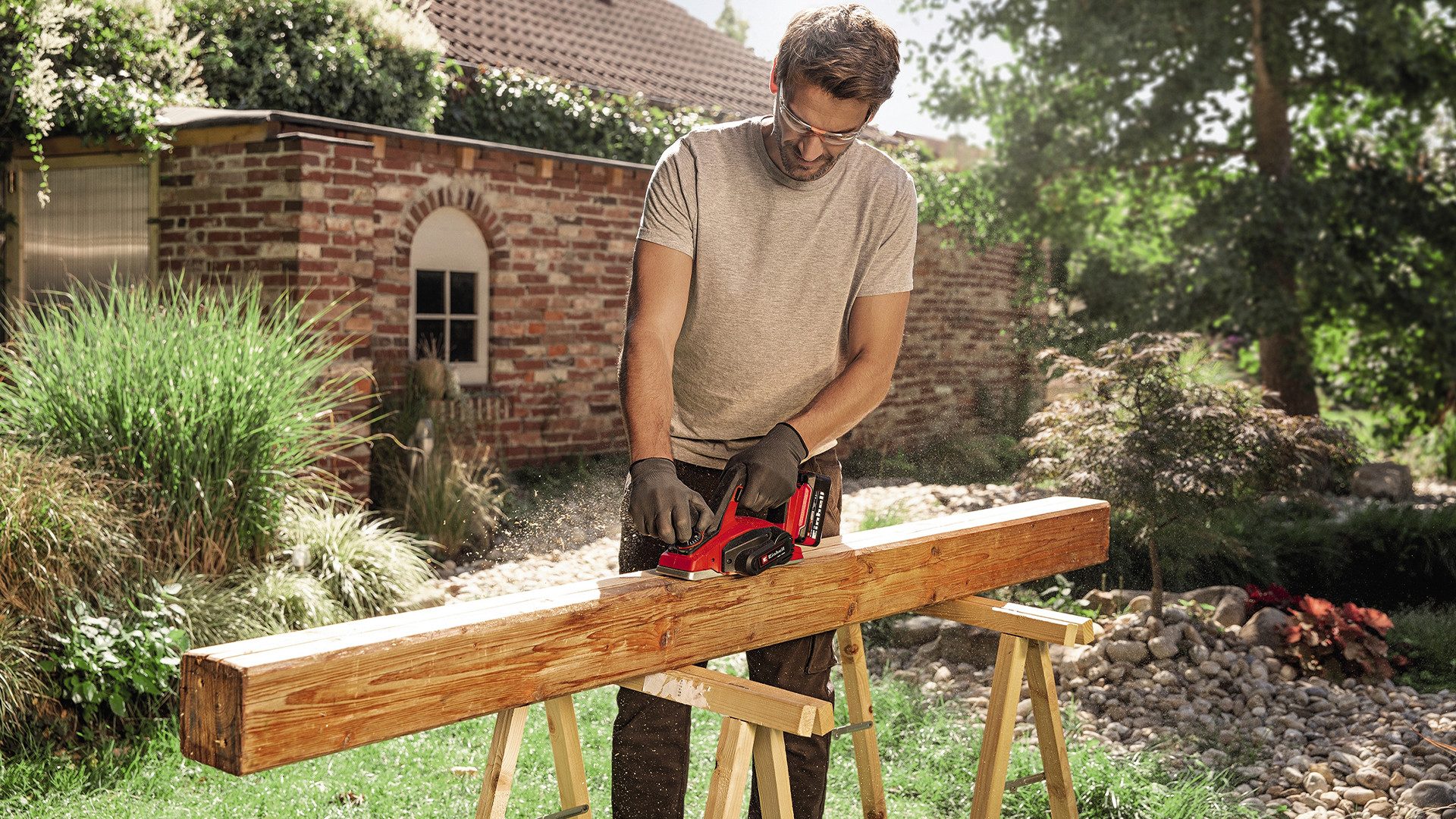 Einhell Power X-Change Akku-Hobel TE-PL 18/82 Li Solo günstig online kaufen