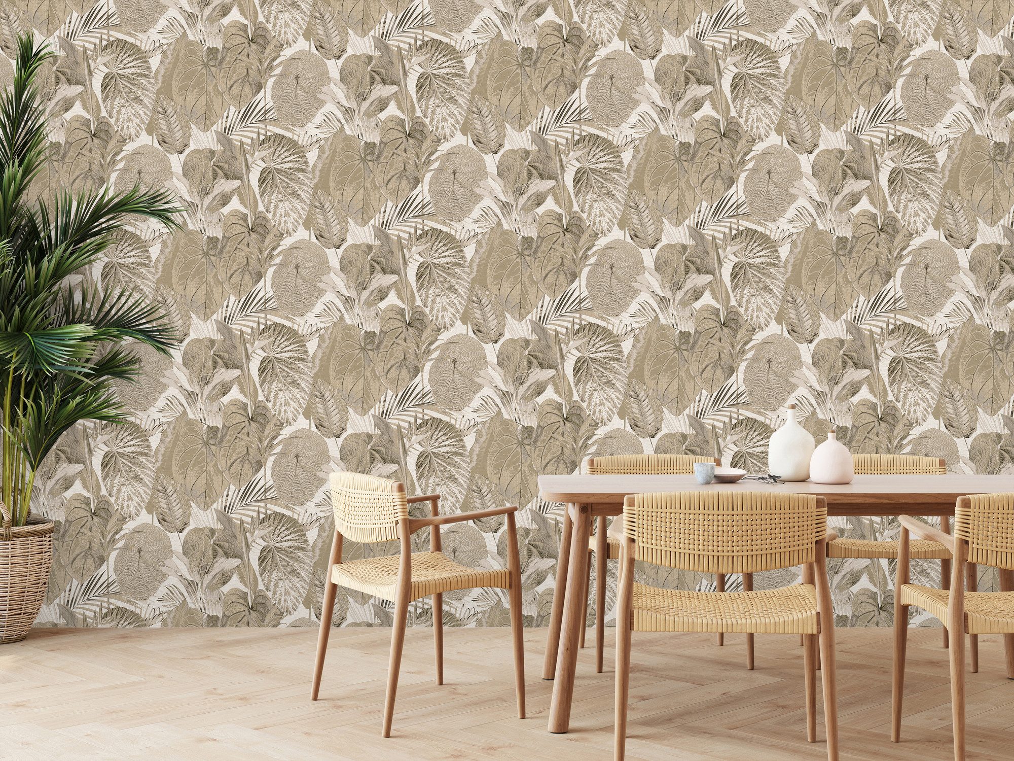 living walls Vliestapete Famous Garden Natur-Tapete günstig online kaufen