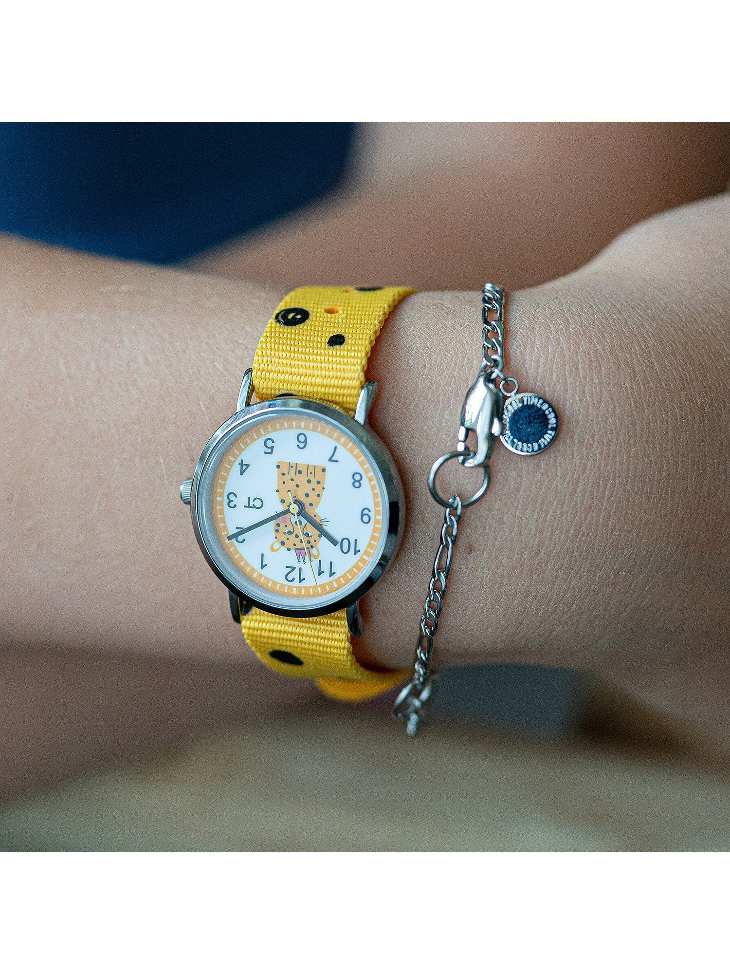 COOL TIME Armband Cool Time silber Edelstahl, Mädchen-Kinderarmband modern Kids