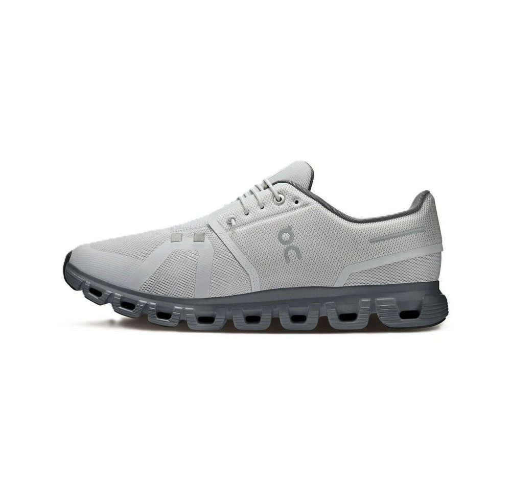 on ON - Cloud 6 - Grau Schnürschuh