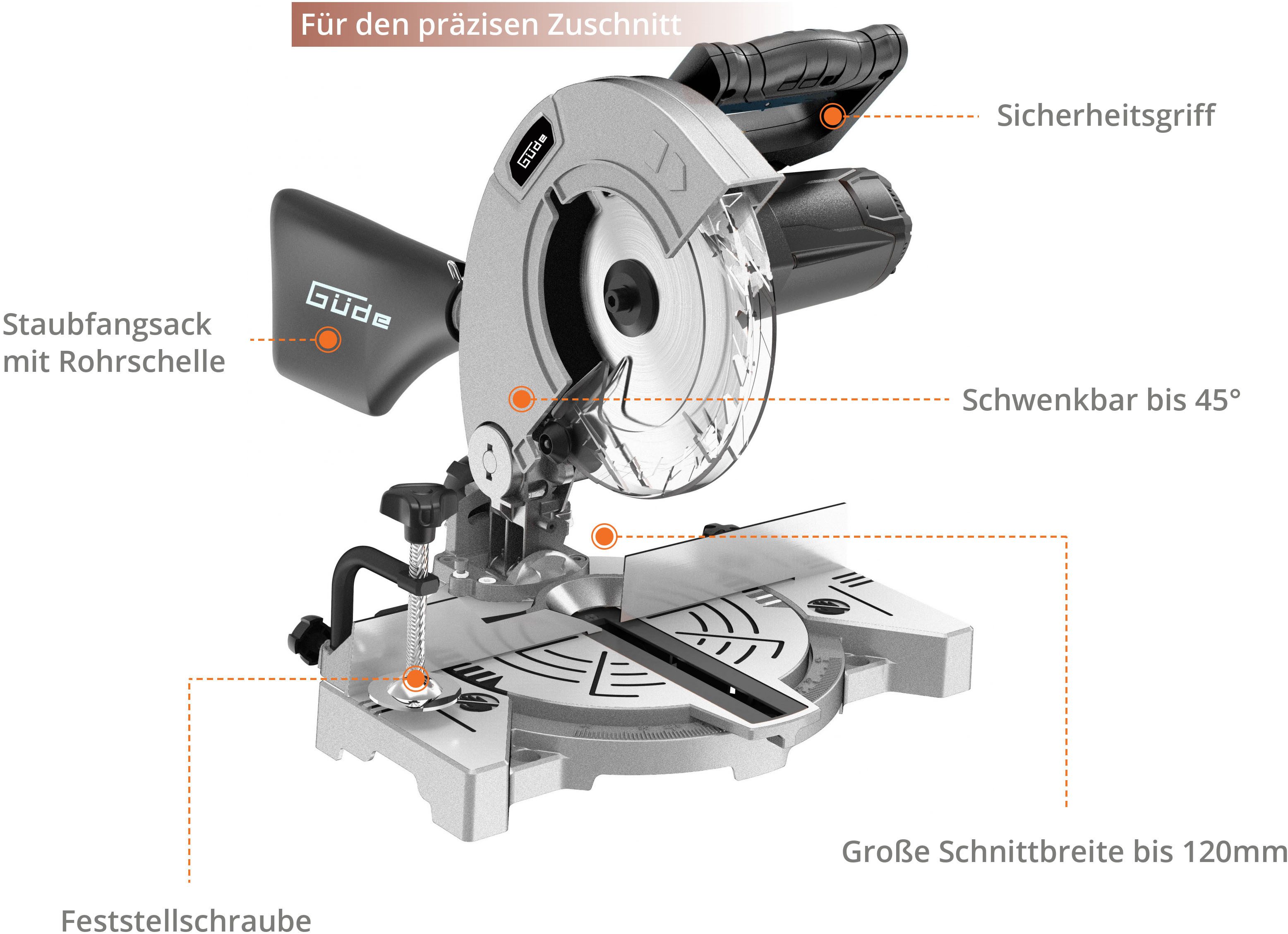 Güde Kappsäge GKS 2134.1