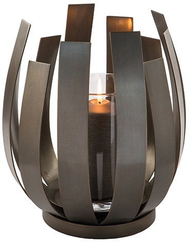 Fink Windlicht ORFEA, Weihnachtsdeko (1 St), aus Edelstahl inkl. Glaszylind günstig online kaufen