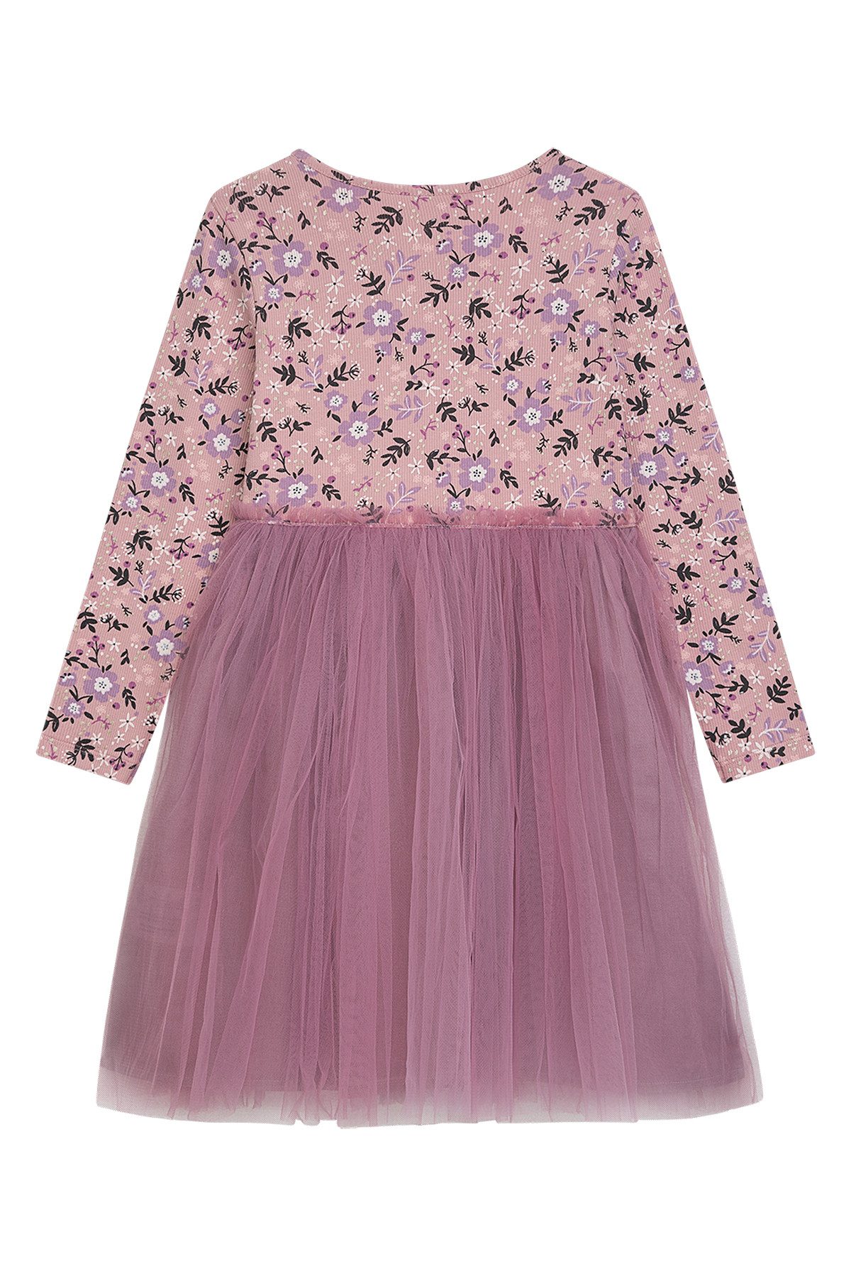 DANAMADE A-Linien-Kleid DDORA (1-tlg) DANAMADE Mädchen Kleid DDora aus Baumwolle & Tüll, Langarm