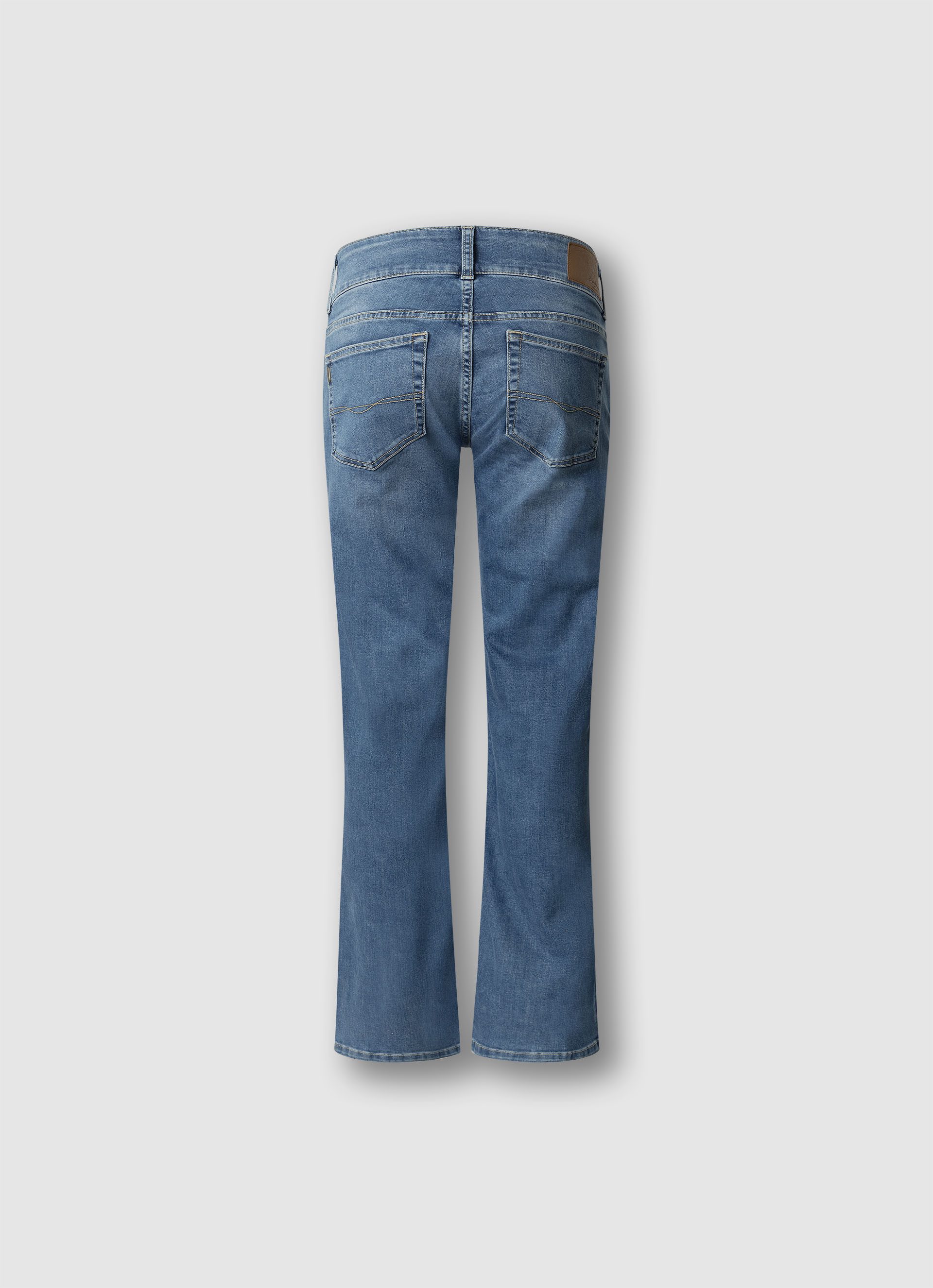 Pepe Jeans Gerade Jeans STRAIGHT JEANS LW mit doppeltem Knopfverschluss günstig online kaufen