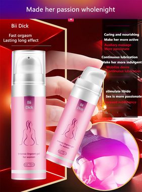 BeautyNatural Gleit- & Massageöl Premium Bii Dick Orgasmus Gel Klitoris Stimulationsgel für Frauen, intensivere Orgasmen