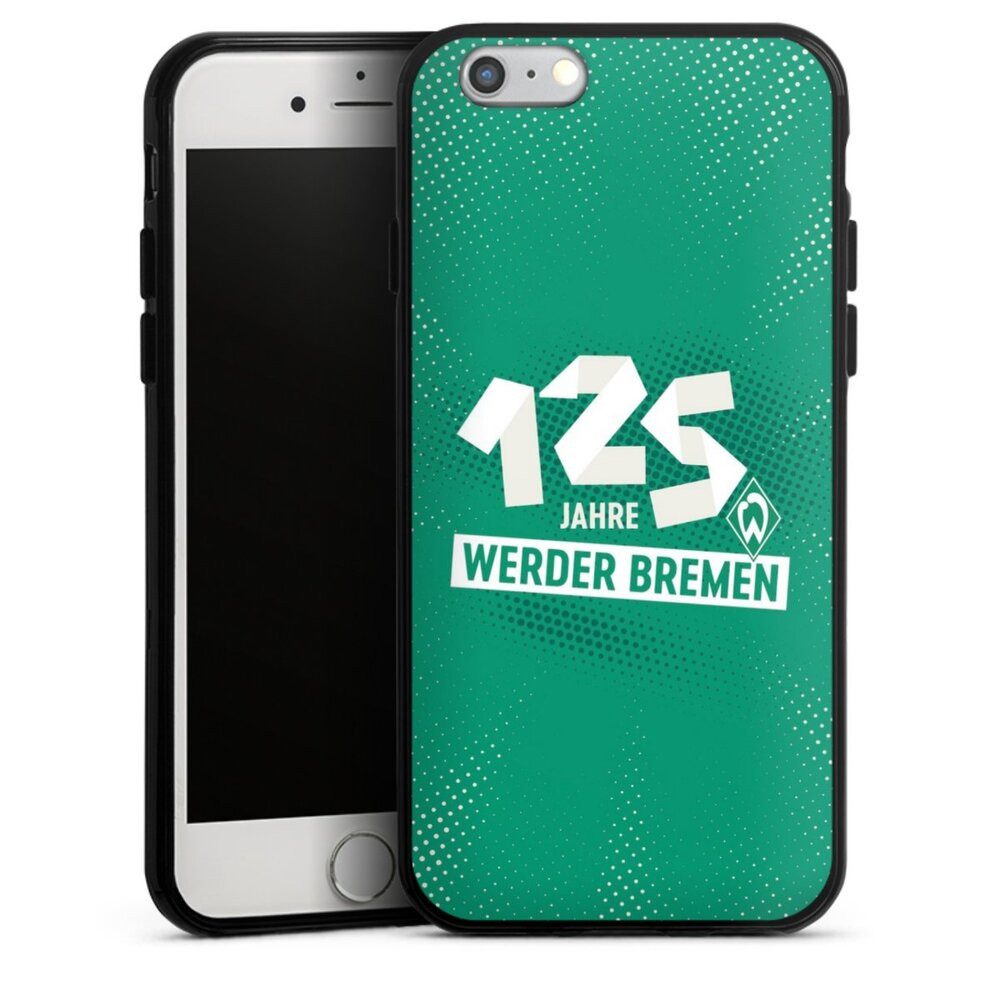DeinDesign Handyhülle 125 Jahre Werder Bremen Offizielles Lizenzprodukt, Apple iPhone 6s Silikon Hülle Bumper Case Handy Schutzhülle
