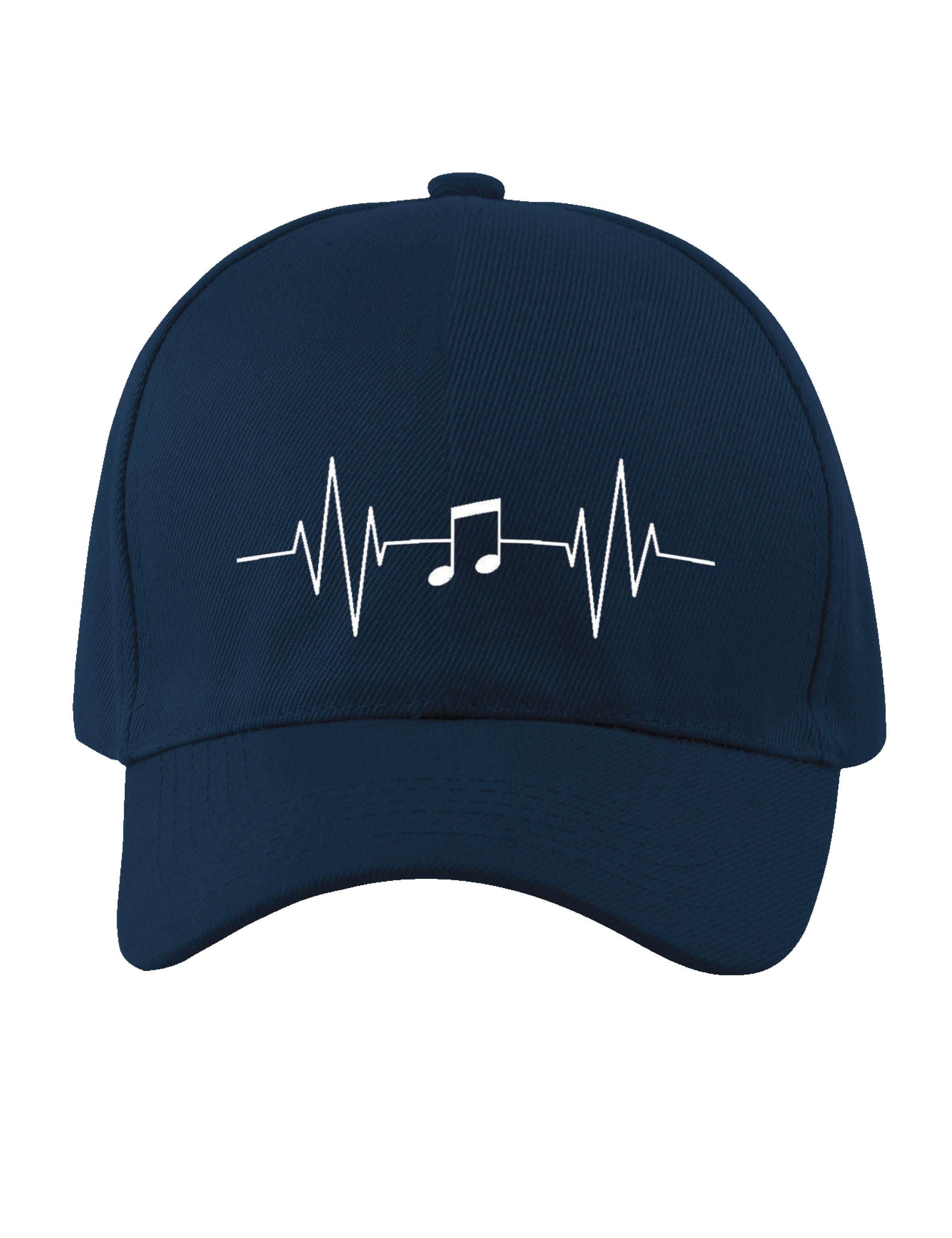 Youth Designz Baseball Cap Heartbeat Music Unisex Cap mit modischen Logo