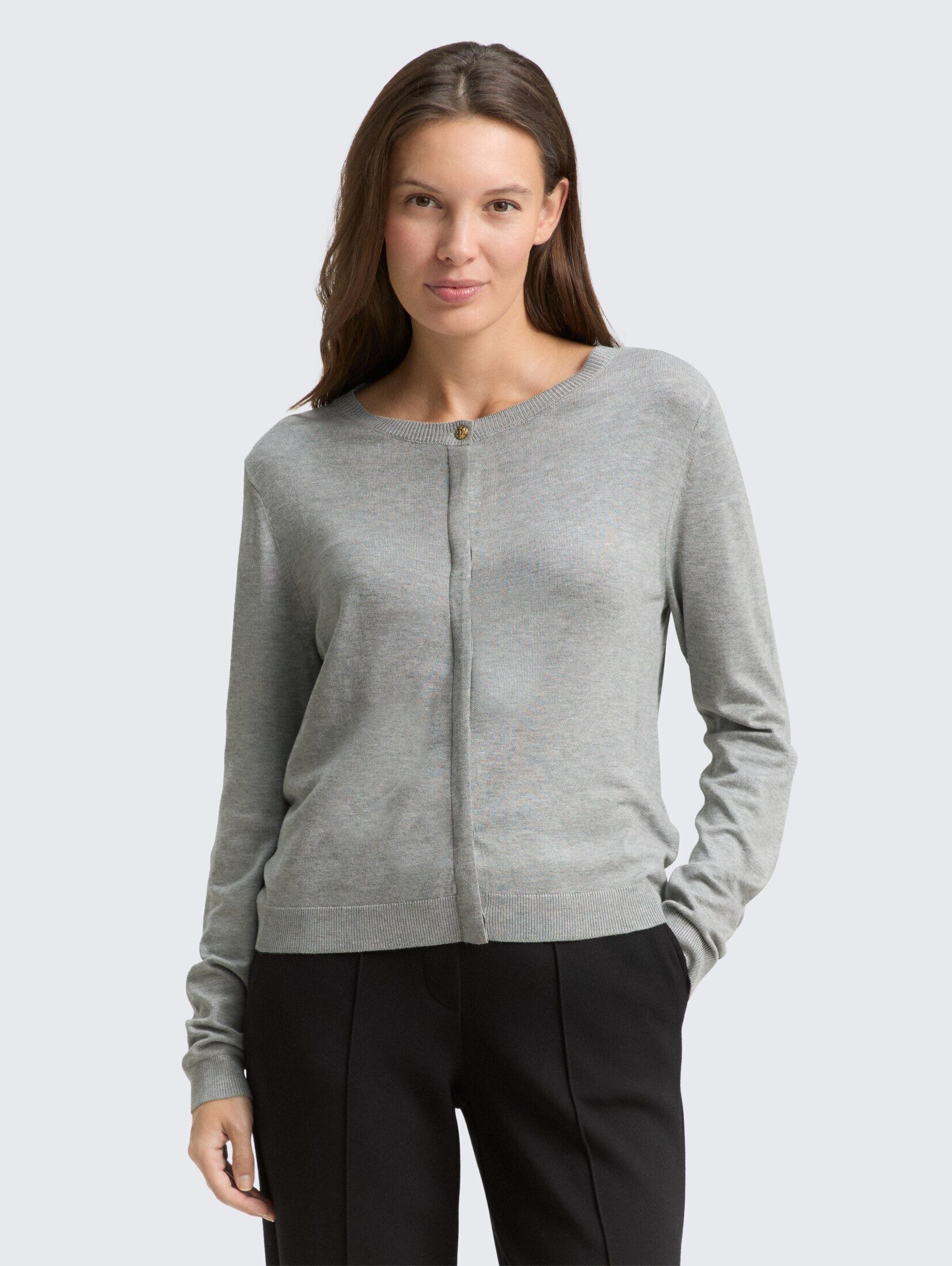 TOM TAILOR Cardigan Pullover & Strickjacken Cardigan mit verdeckter Knopfleiste
