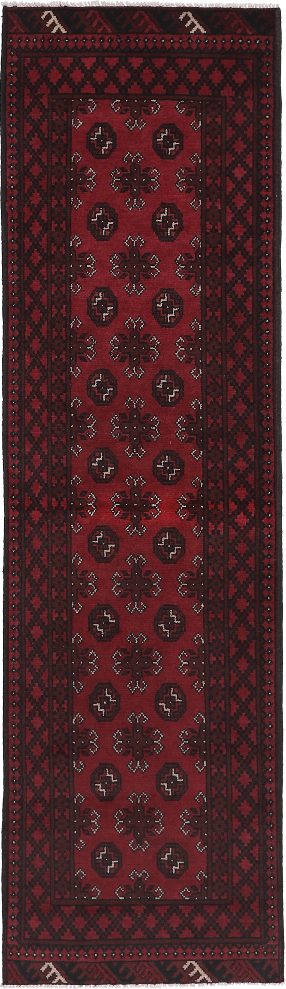 Carpet Avenue Teppich Afghan Aktscha 286x77, Läufer, Höhe: 8 mm