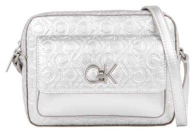 Calvin Klein Mini Bag RE-LOCK CAMERA BAG W/FLAP_EMB, mit All-Over-Logoprägung