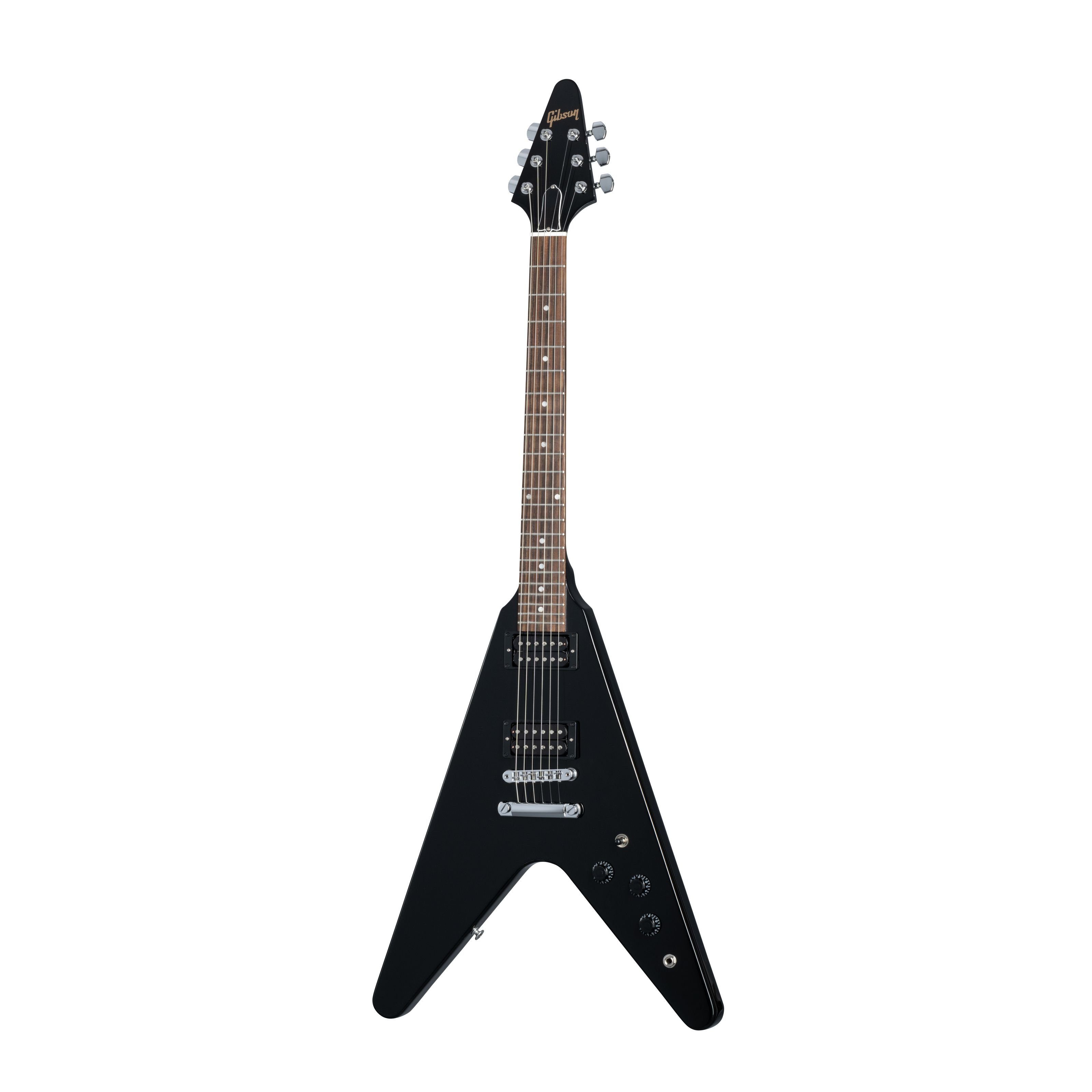 Gibson E-Gitarre, E-Gitarren, Andere Modelle, '80s Flying V Ebony - E-Gitarre