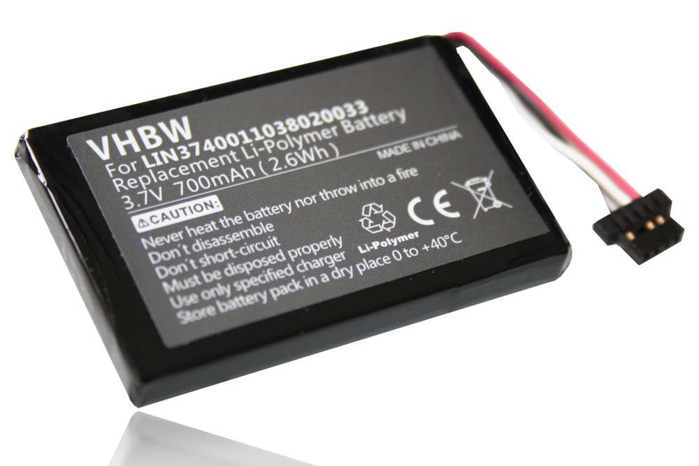 700 20 kompatibel Akku 20 Li-Polymer vhbw mAh Plus, Easy V) mit Navigon (3,7