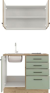 Flex-Well Küche Cara, mit E-Geräten, Gesamtbreite 100 cm, in weiten Farben erhältlich