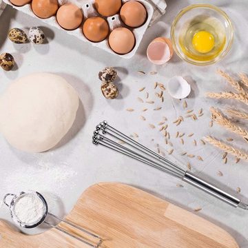 MAVURA Rührquirl Edelstahl Kugelschneebesen Schneebesen mit Kugeln Rührbesen, Schlagbesen Rührer Quirl