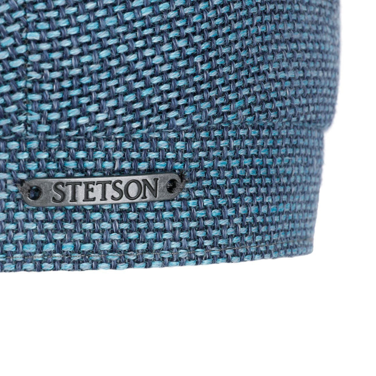 Stetson Flat the mit Made in EU Schirmmütze blau Cap Schirm, (1-St)