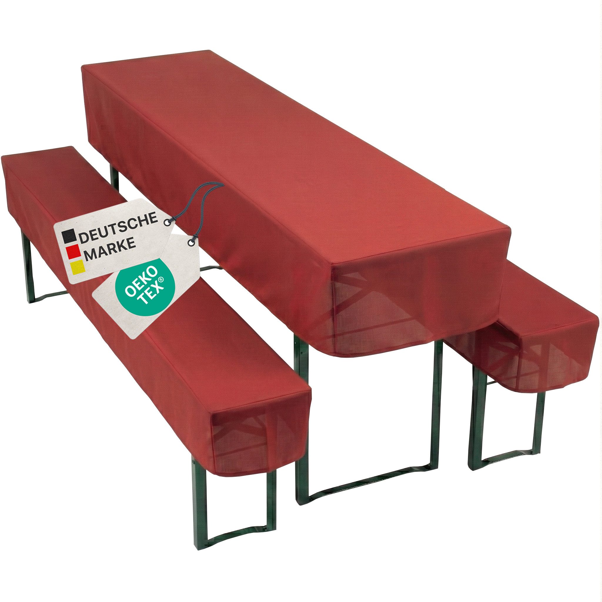 Hussen-Set Biertischhussen Set NYVIGala - Tischhusse + 2 Bierbankhussen