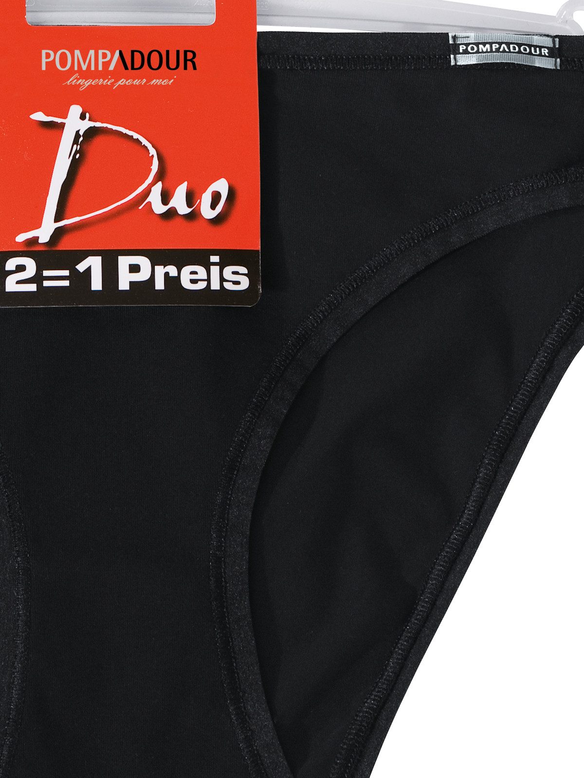 Pompadour Bikinislip 6er Pack Damen Bikinislip DUO (Packung, 6-St) -