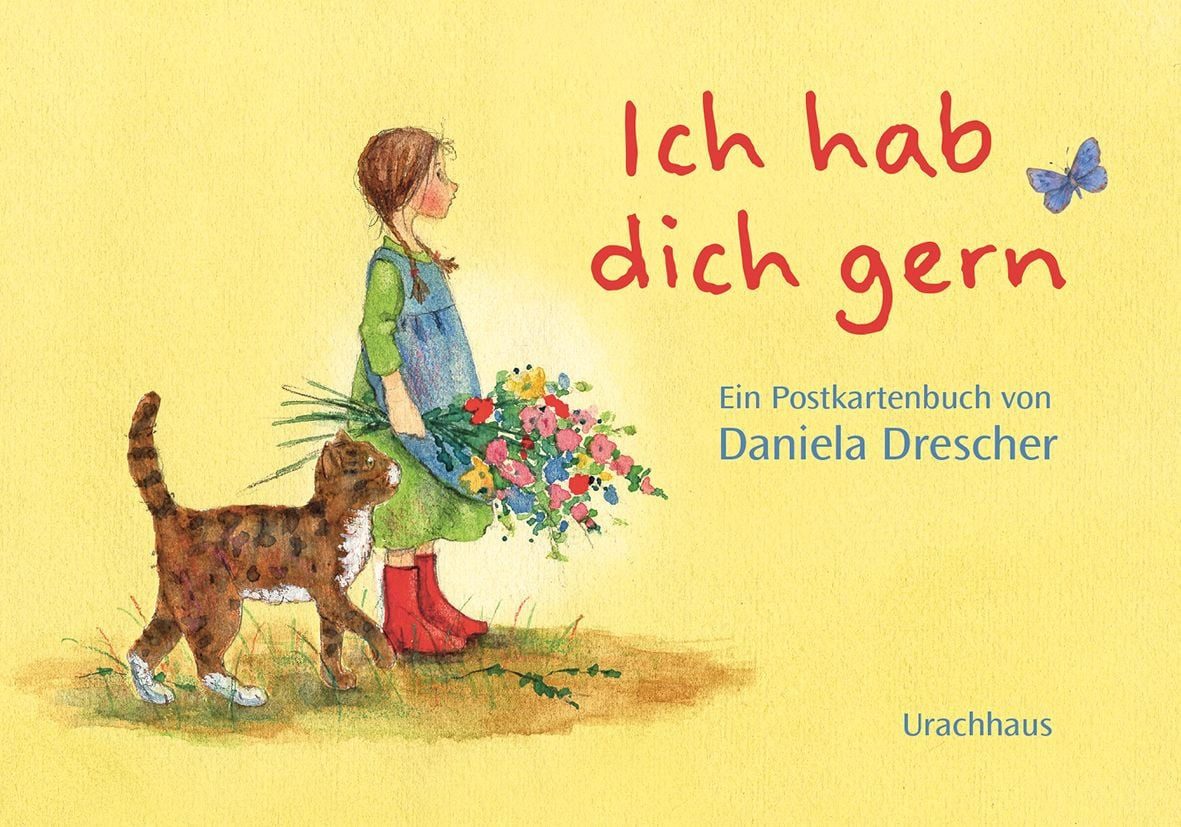 Kinderbuch Postkartenbuch »Ich hab dich gern« Daniela Drescher
